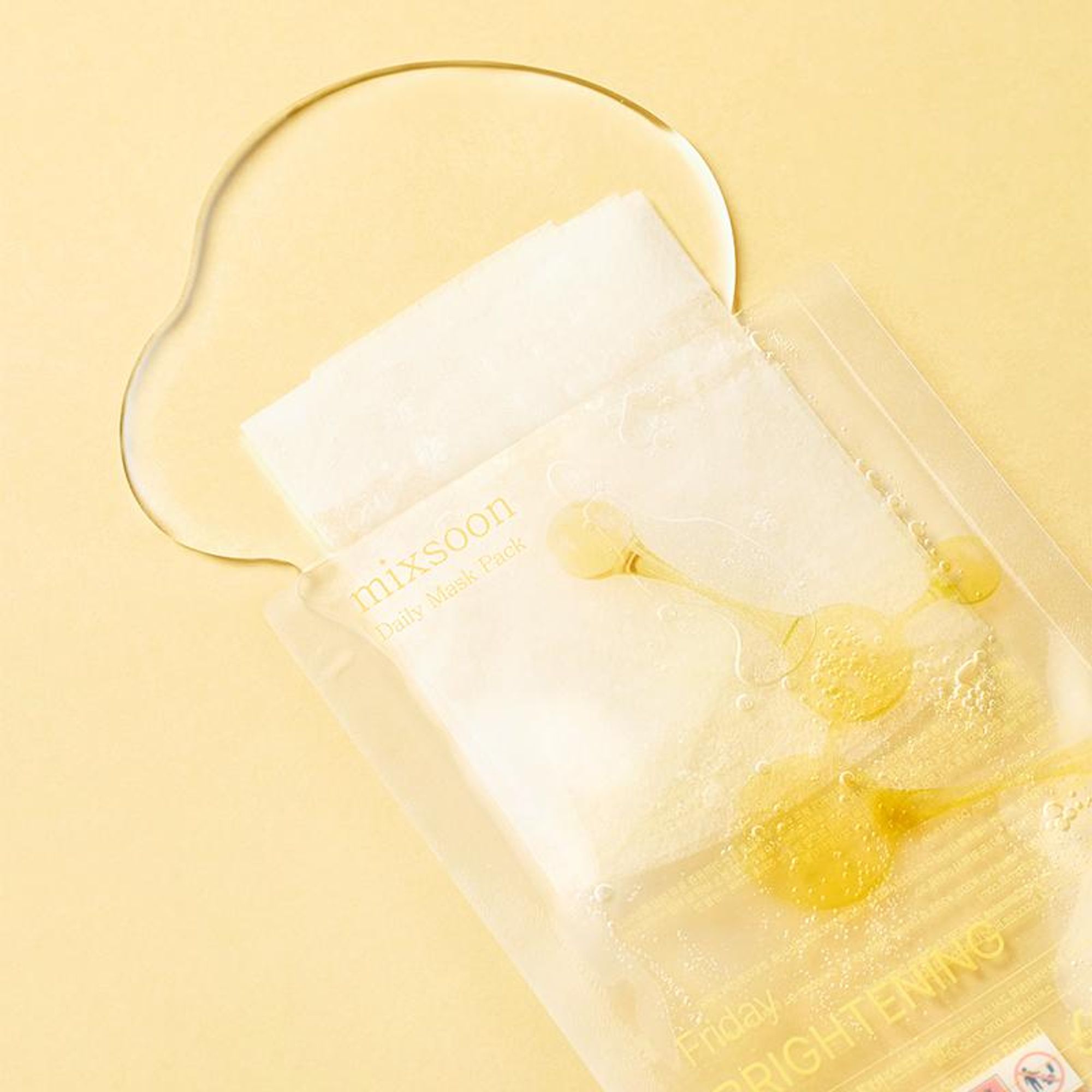 Mixsoon Daily Mask Pack Friday, Brightens, Soothes & Revitalizes Dull Skin Sheet Mask