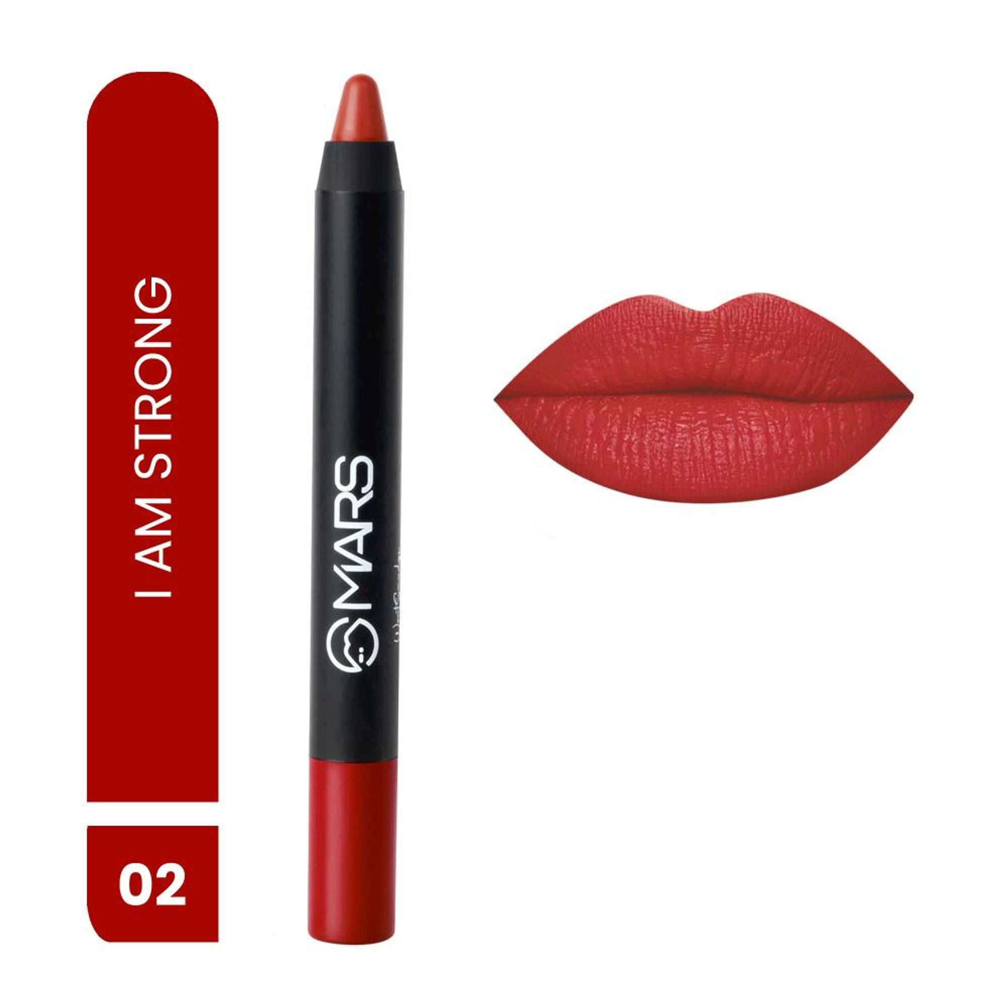 MARS Cosmetics Won't Smudge Won't Budge Lip Crayon - I Am Strong