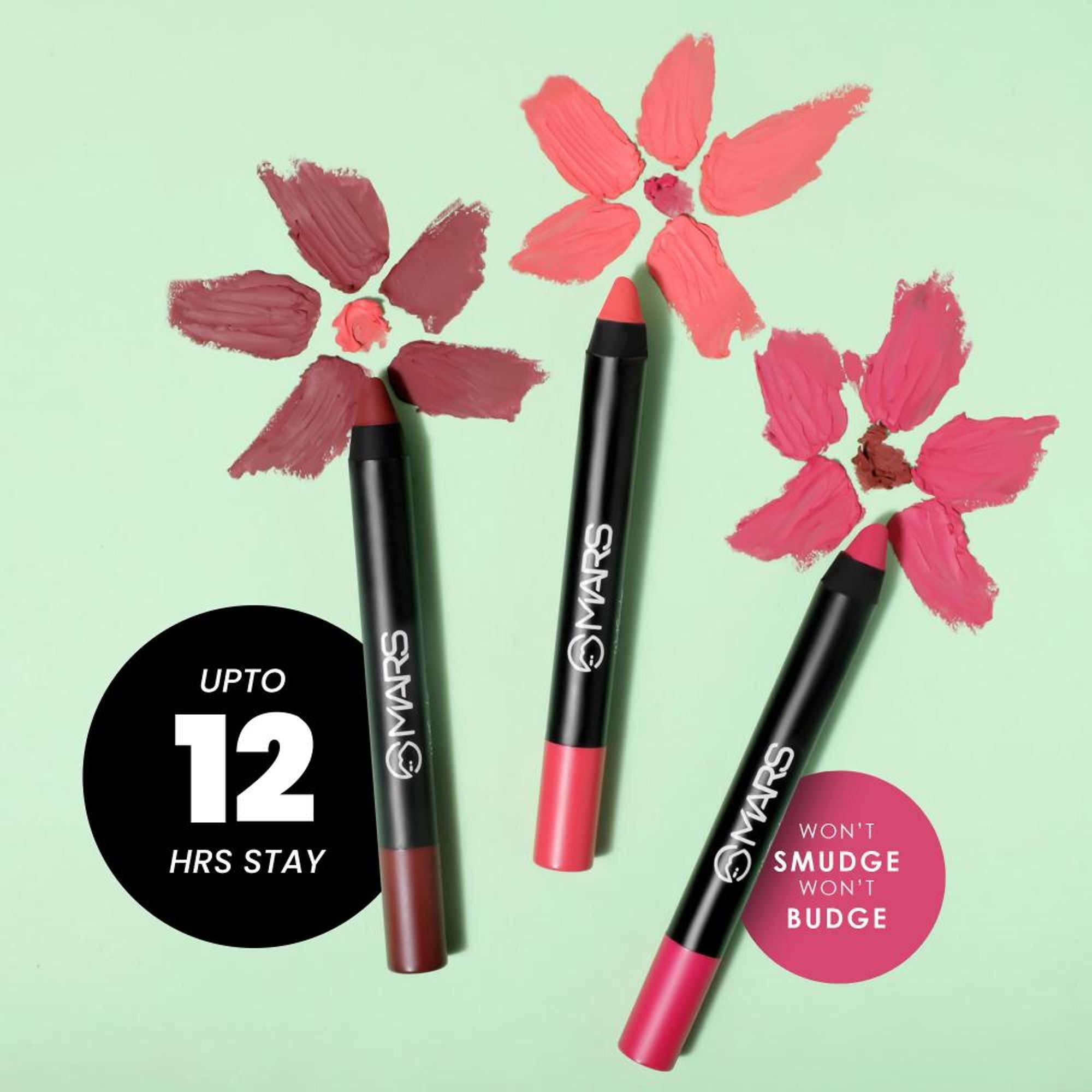 MARS Cosmetics Won't Smudge Won't Budge Lip Crayon - I Am Strong