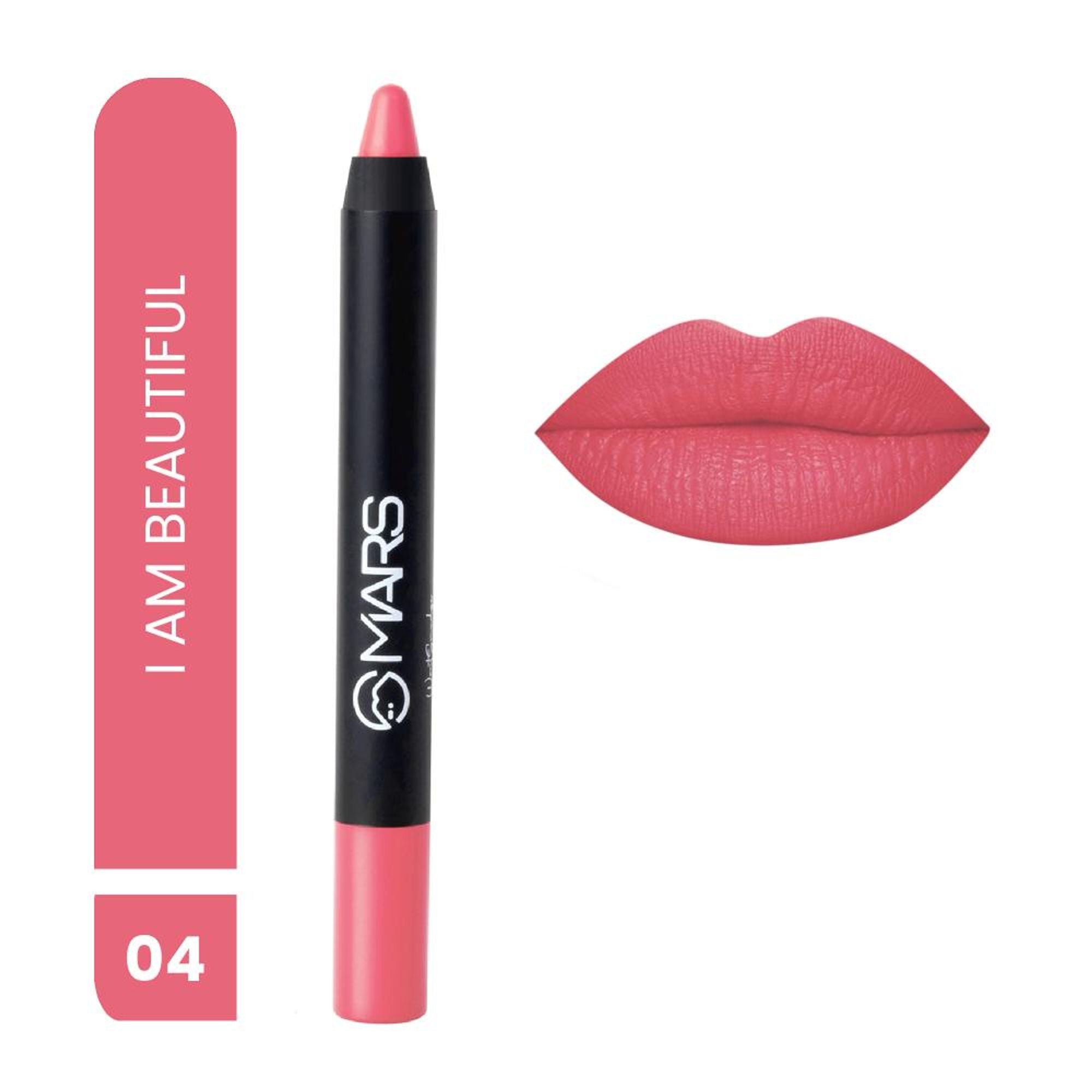 MARS Cosmetics Won't Smudge Won't Budge Lip Crayon - I Am Beautiful