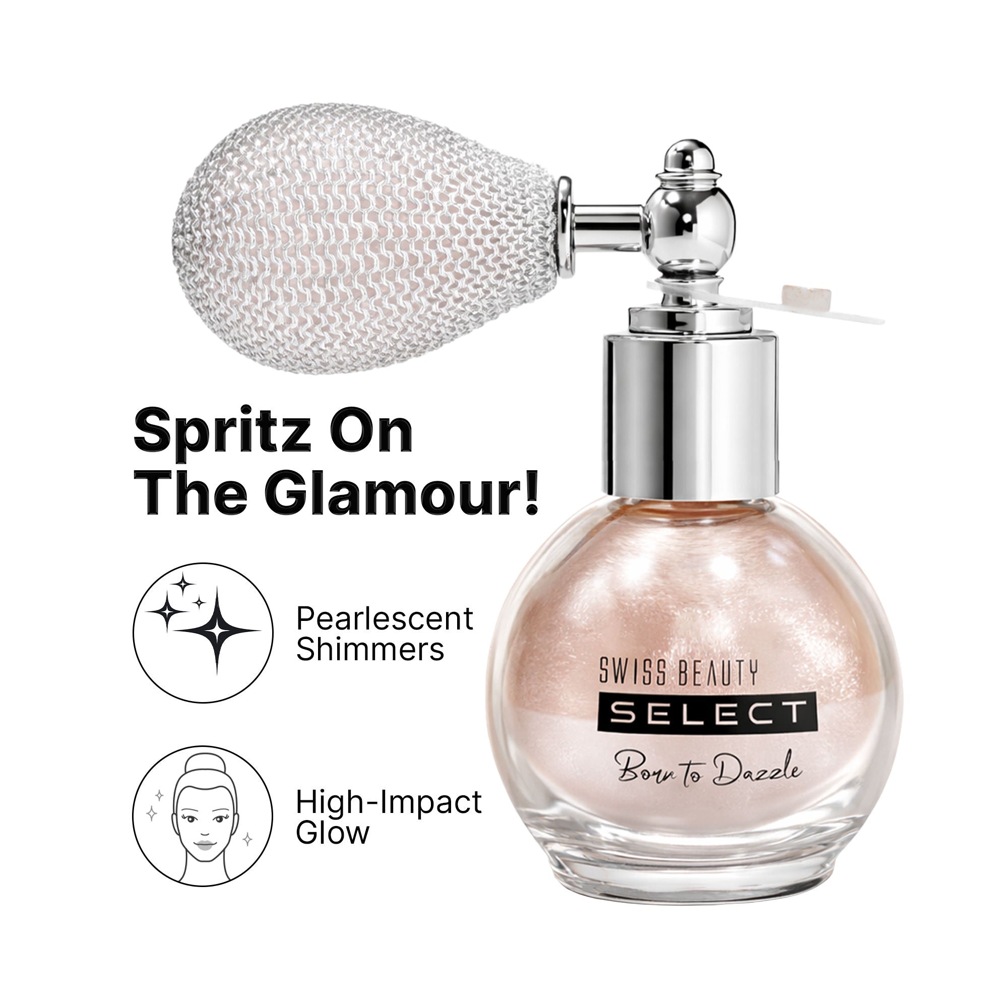 Swiss Beauty Select Born To Dazzle Glitter Spray