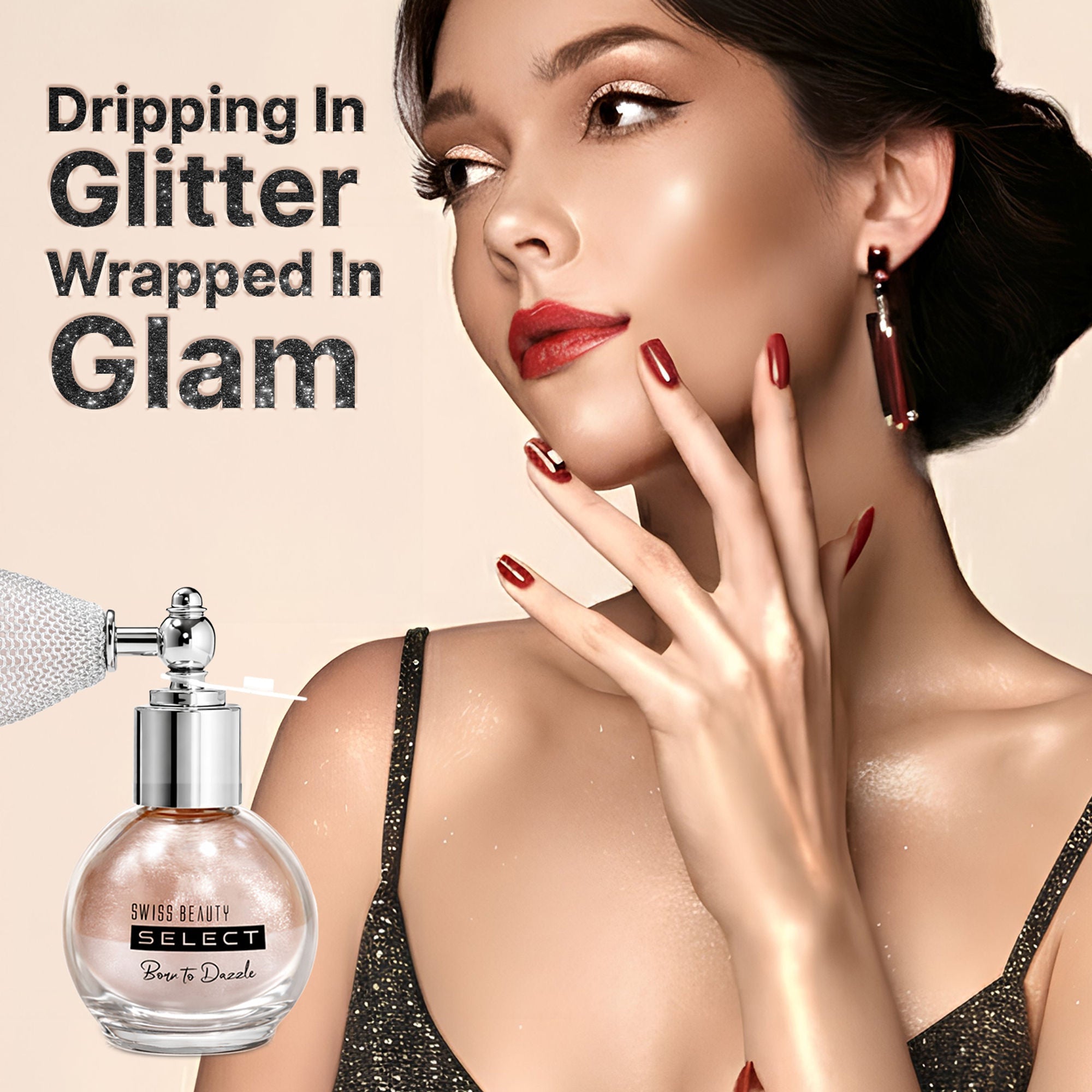 Swiss Beauty Select Born To Dazzle Glitter Spray