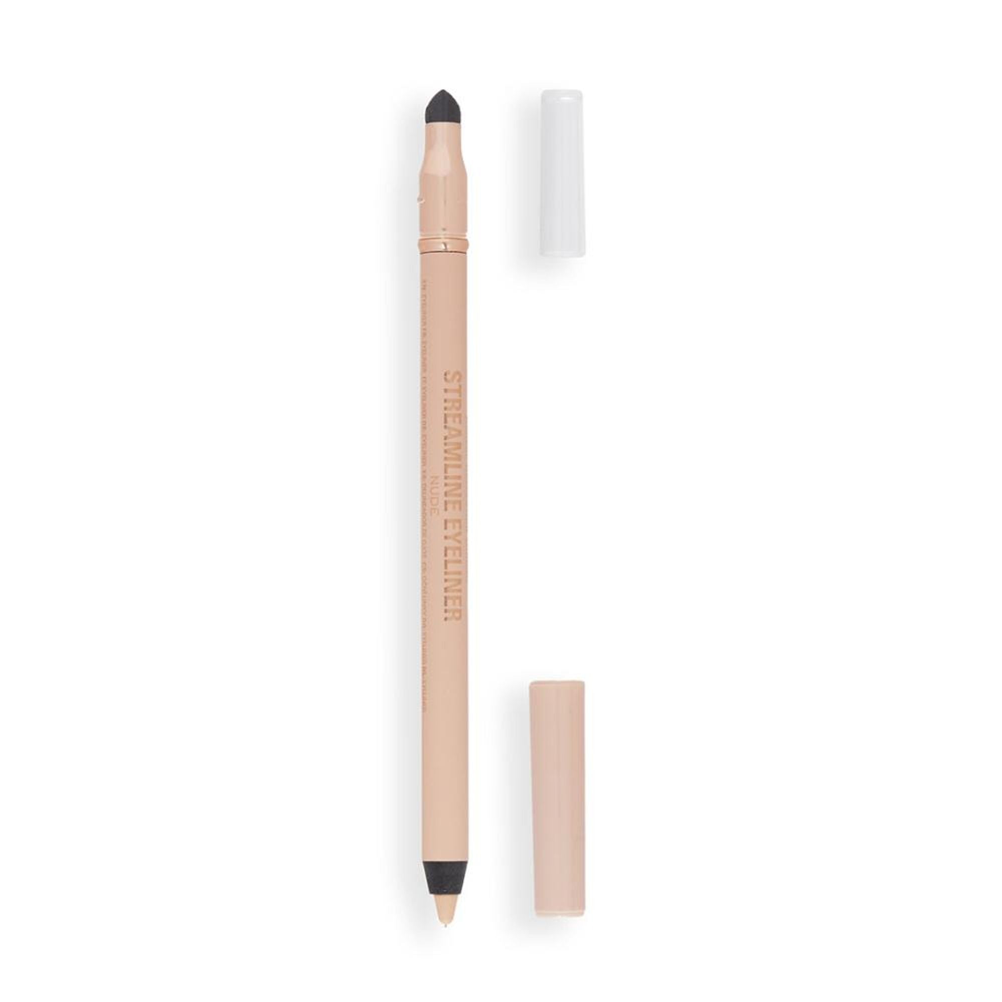 Makeup Revolution Streamline Waterline Eyeliner Pencil-Ultra Creamy Smudge Proof Smokey Looks - Nude
