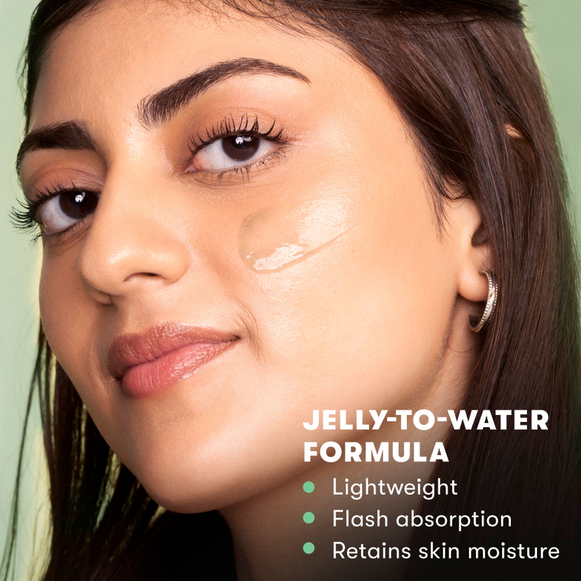 Nykaa Naturals Cica & Ceramides Serum Jelly with Vitamin C to Soothe, Repair Barrier & Brighten Skin