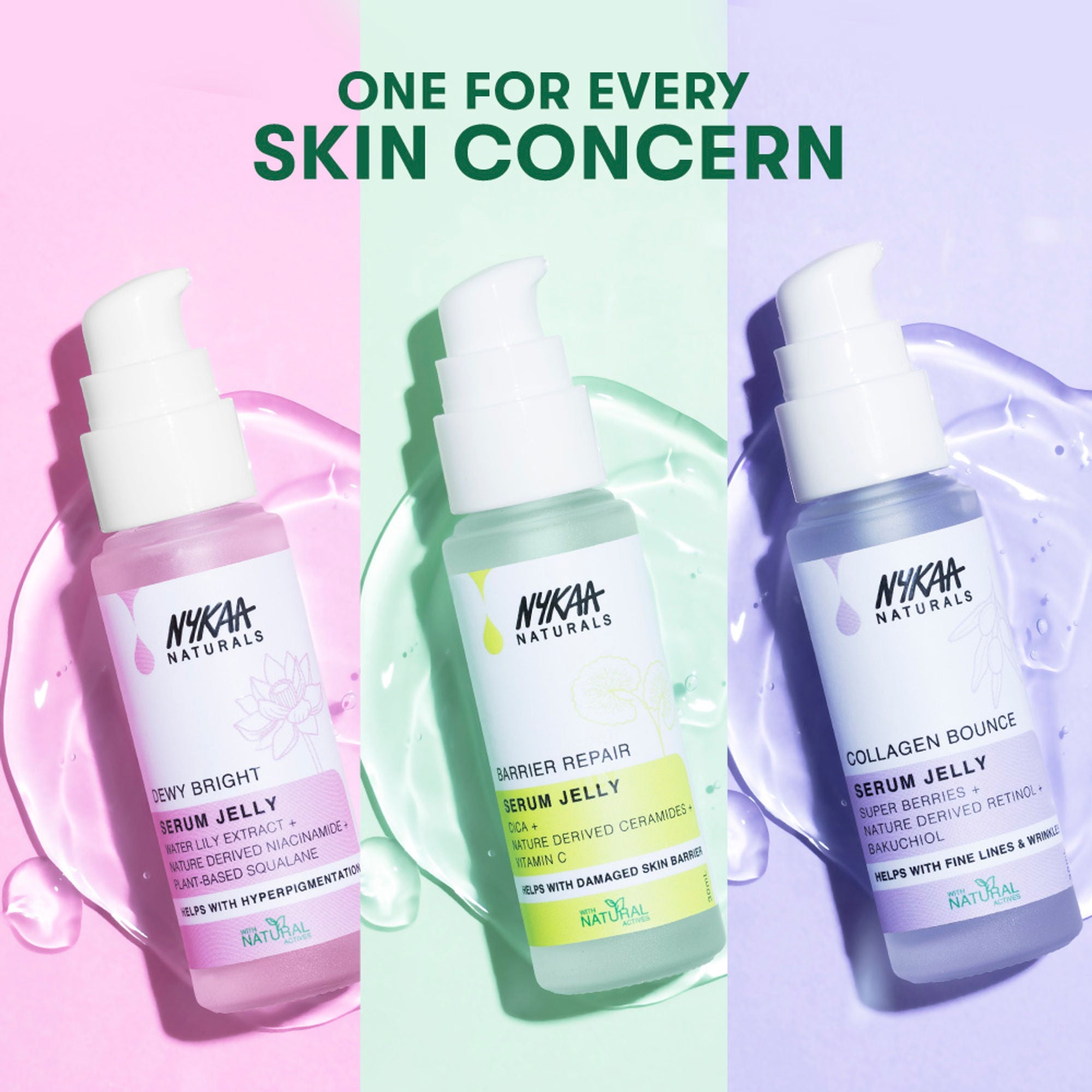 Nykaa Naturals Collagen Boost Serum with Retinol & Superberry for Fine lines and Nourished Skin