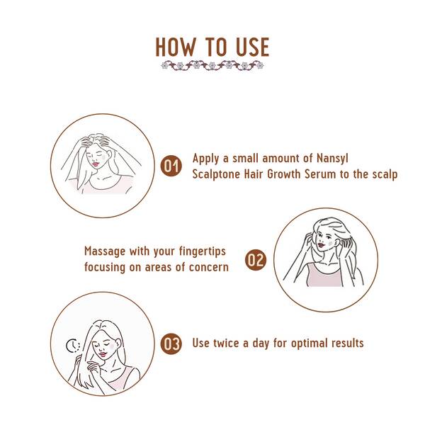 Avimee herbal Scalptone Hair Growth Serum With Nansyl