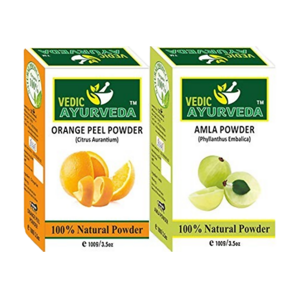 VedicAyurveda Orange Peel Powder and Amla Powder