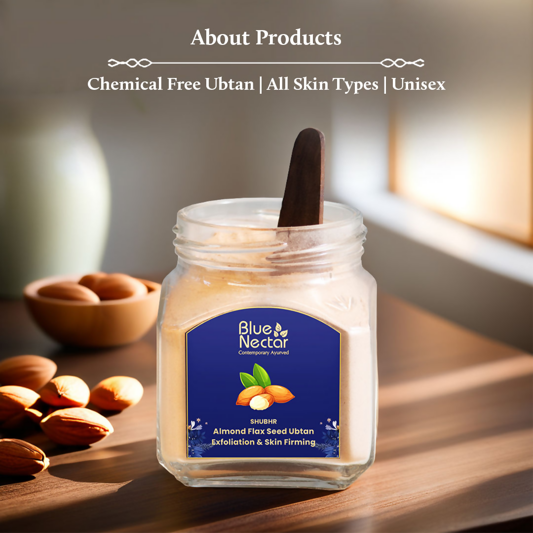 Blue Nectar Almond and Flax Seed Ubtan Face Mask