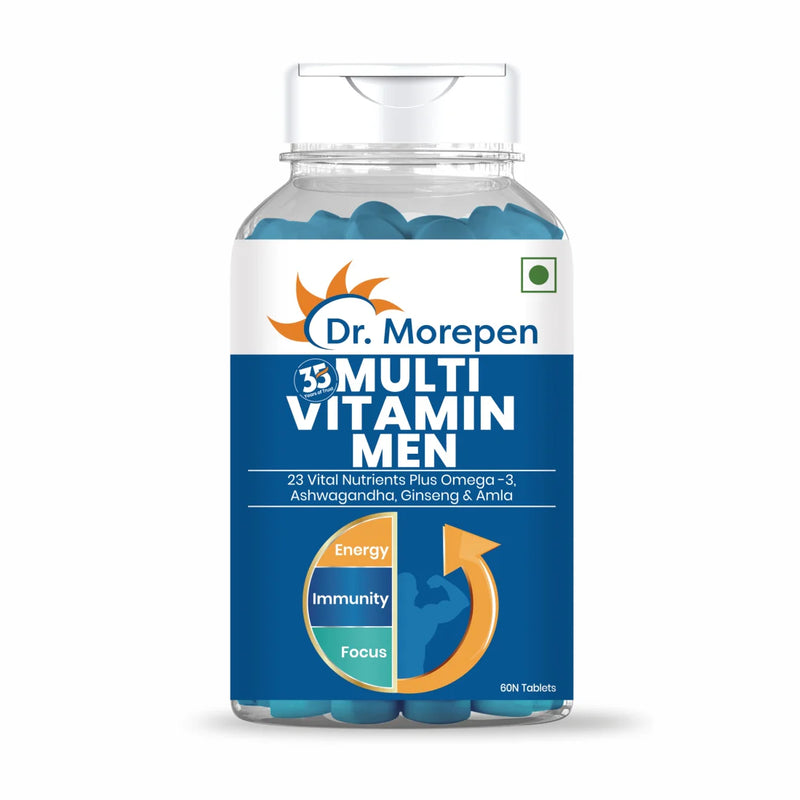 Dr. Morepen Multivitamins For Men With Omega 3 & Herbs