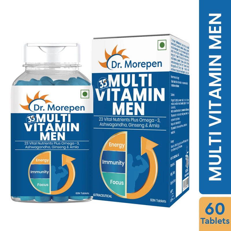 Dr. Morepen Multivitamins For Men With Omega 3 & Herbs