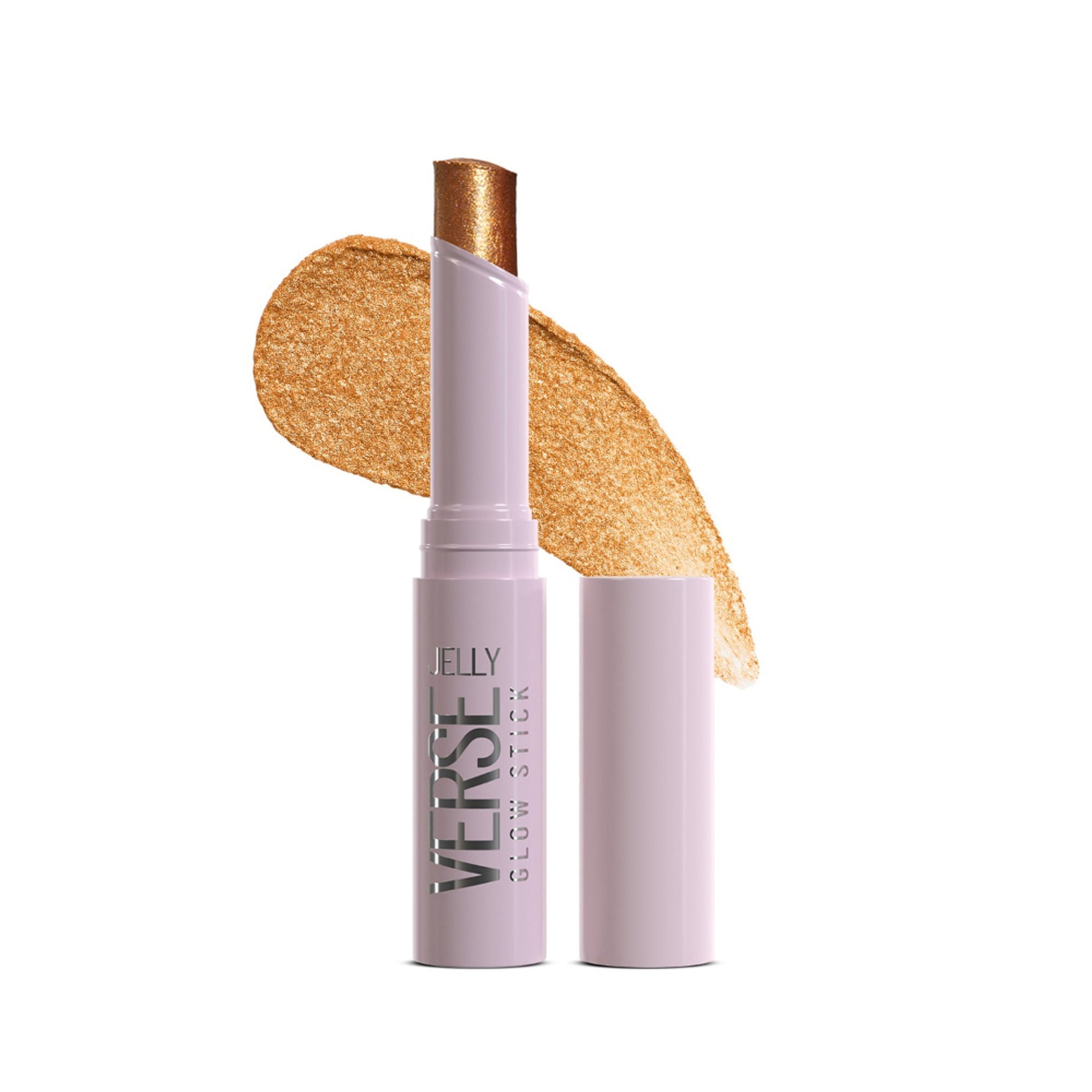 Swiss Beauty Jelly Verse Glow Eyeshadow Stick , Rich Color Payoff, Crease-Proof - Solar Flash