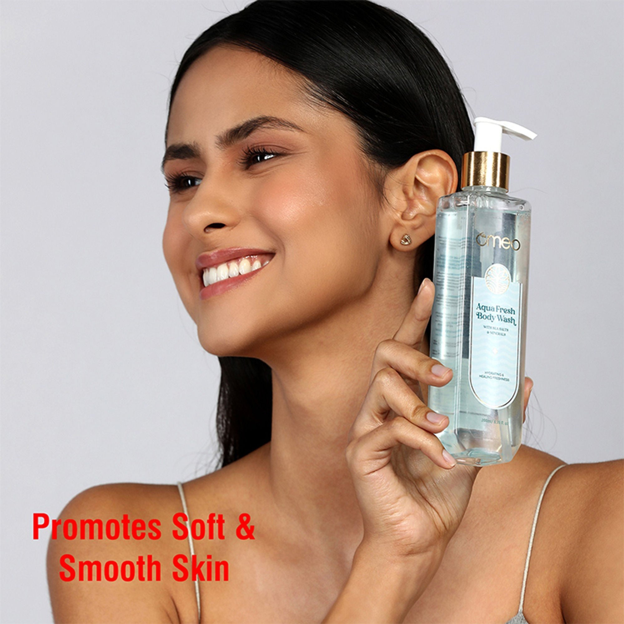 Omeo Aqua Fresh Body Wash - Gentle Cleansing, Soft Nourshing Body Wash