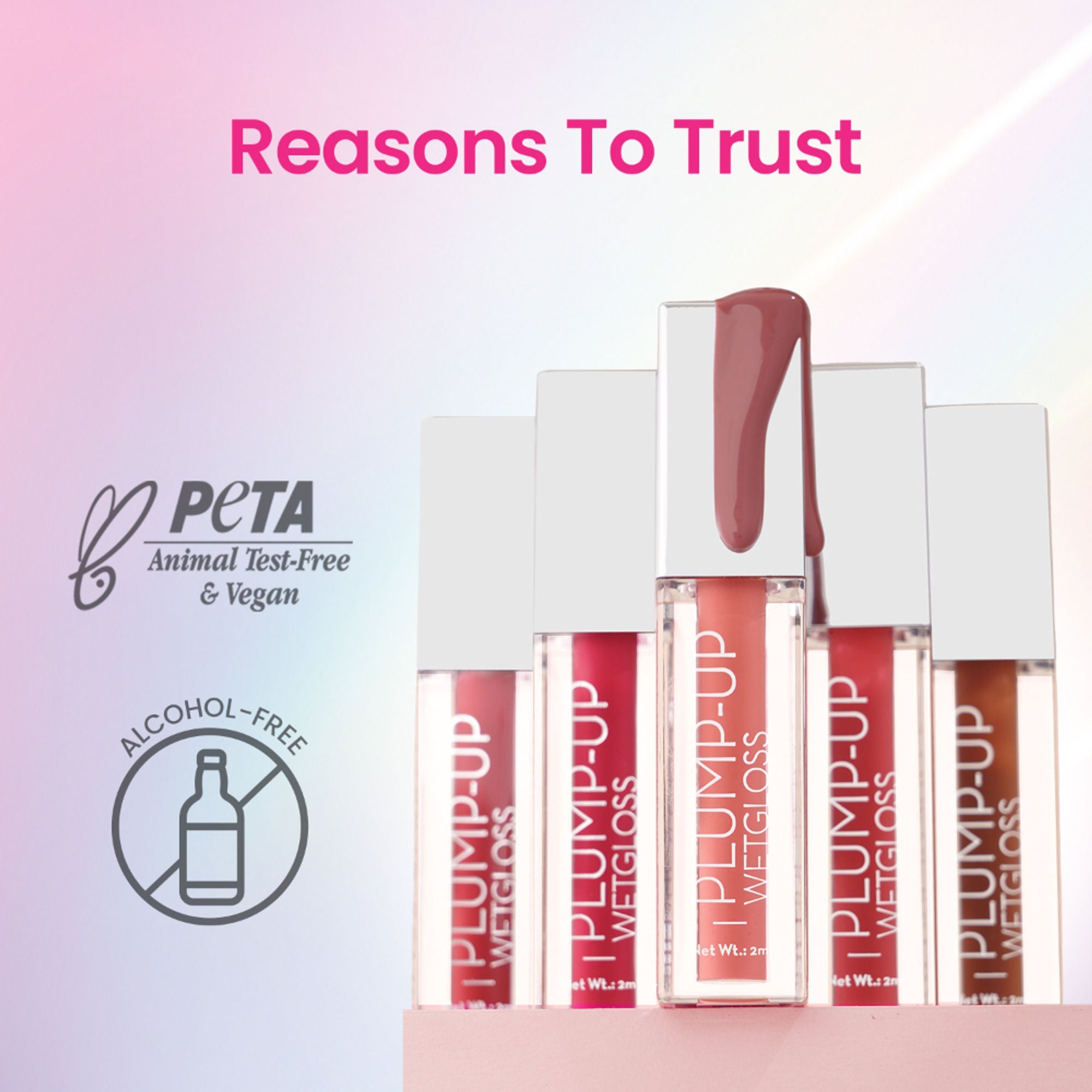 Swiss Beauty Plump Up Wet Lip Gloss For Glossy And Fuller Lips - 6 Spicy Cinnamon