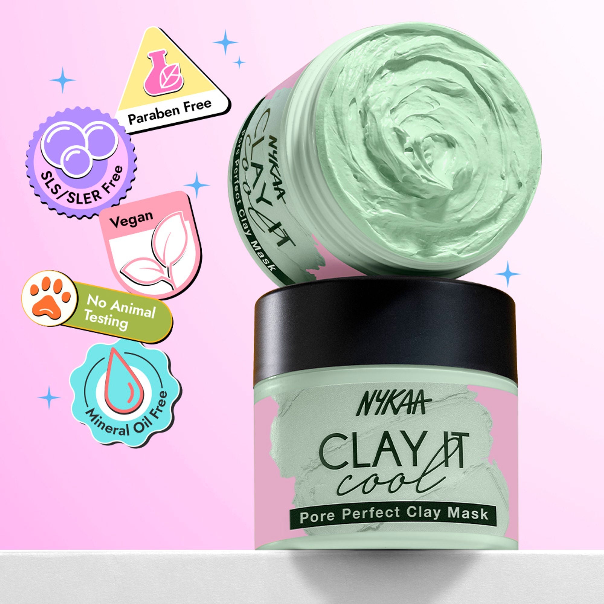 Nykaa Clay It Cool Clay Mask - Pore Perfect