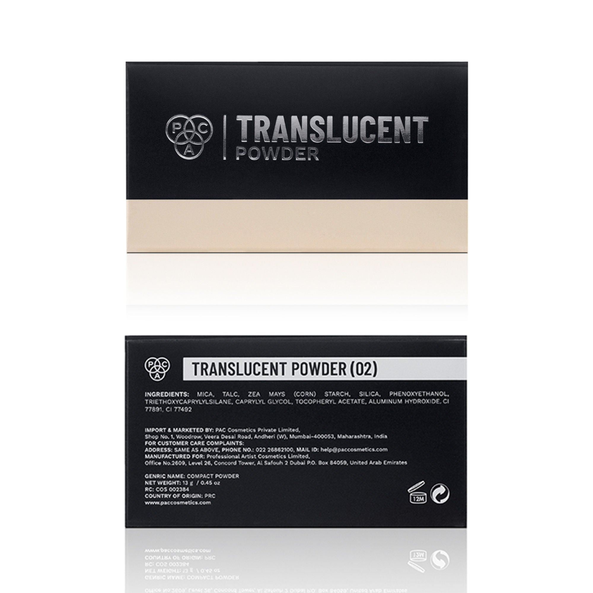 PAC Studio Translucent Powder - 02