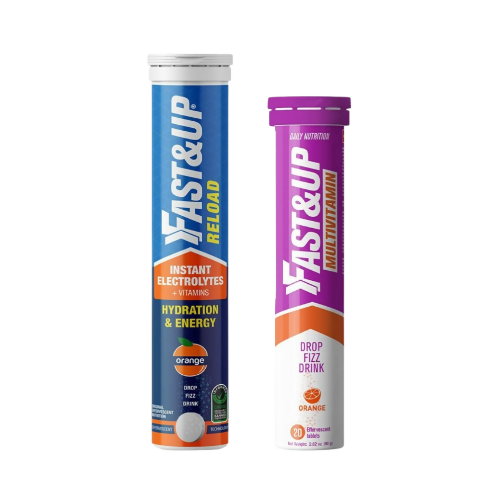 Fast&Up Vitalize - Immunity Essential Multivitamin & Reload Electrolyte Energy Tablets