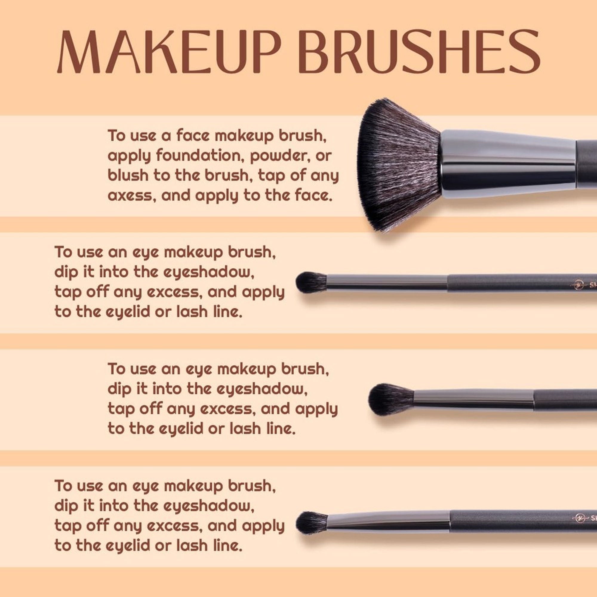 Shryoan Lip Brush with Soft & Synthetic Bristles
