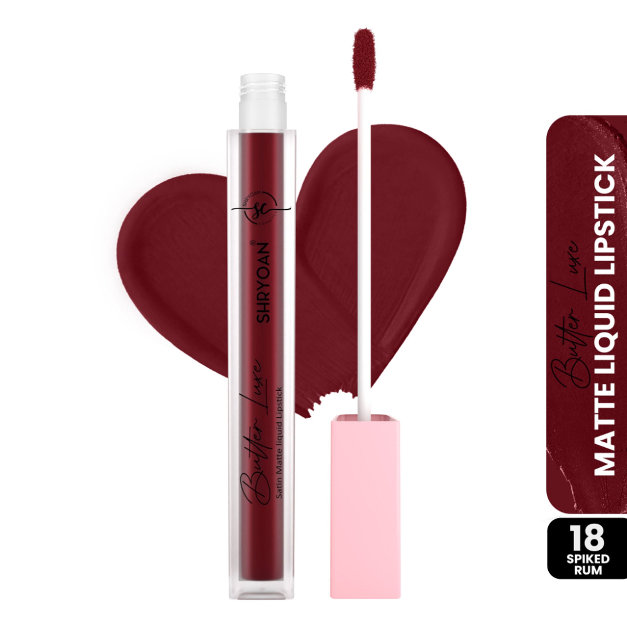 Shryoan Butter Luxe Satin Matte Liquid Lipstick - Spiked Rum 18