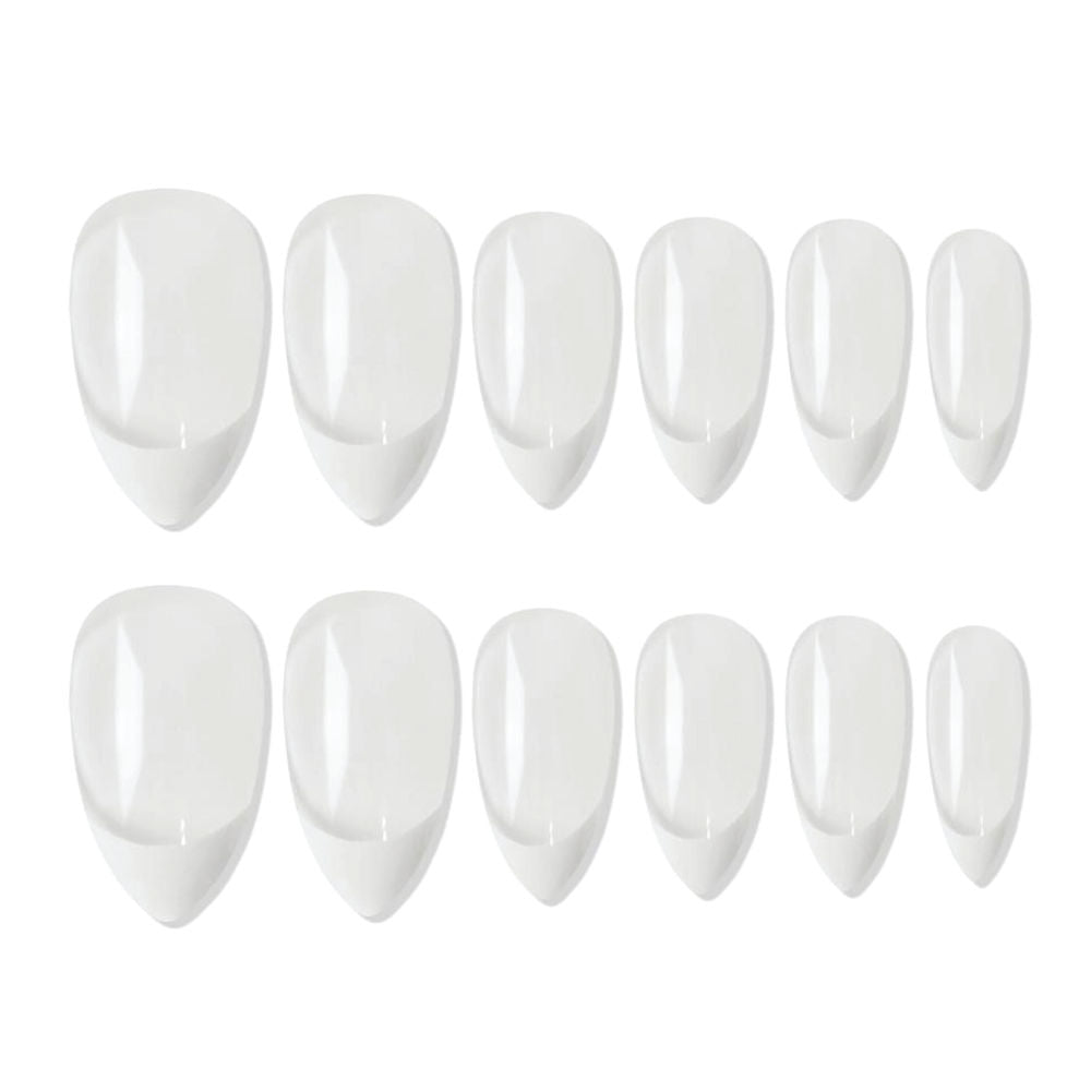 Shills Professional Reusable Press On Nails French Almond - SPN734