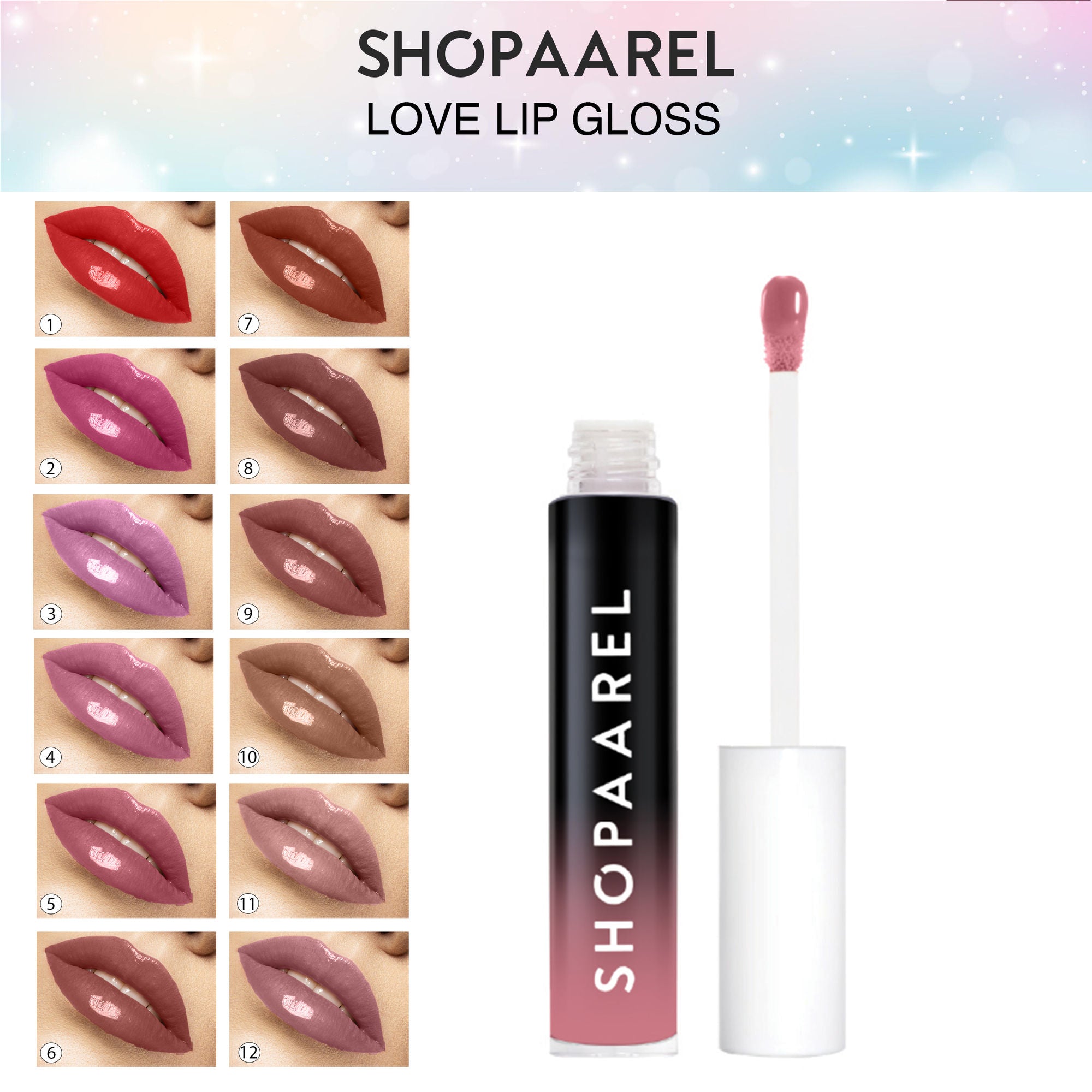 Shopaarel Gloss Love Lip Gloss - SPL05