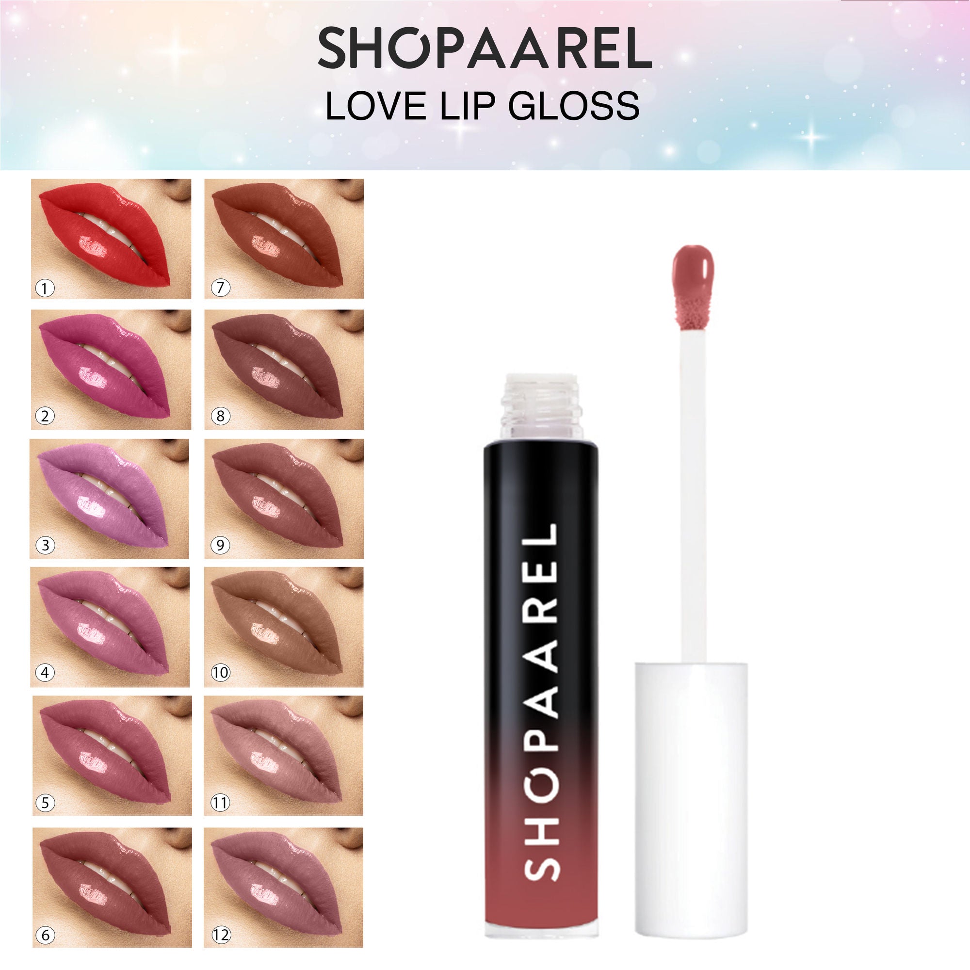 Shopaarel Gloss Love Lip Gloss - SPL06