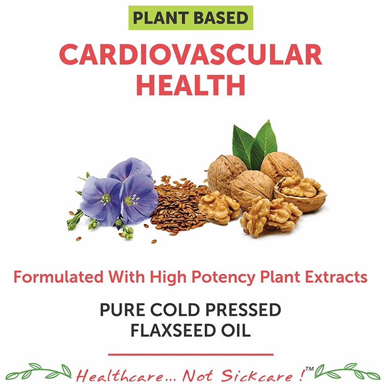 Bliss Welness Flaxseed Oil High Potency Omega-3 Softgel Capsule