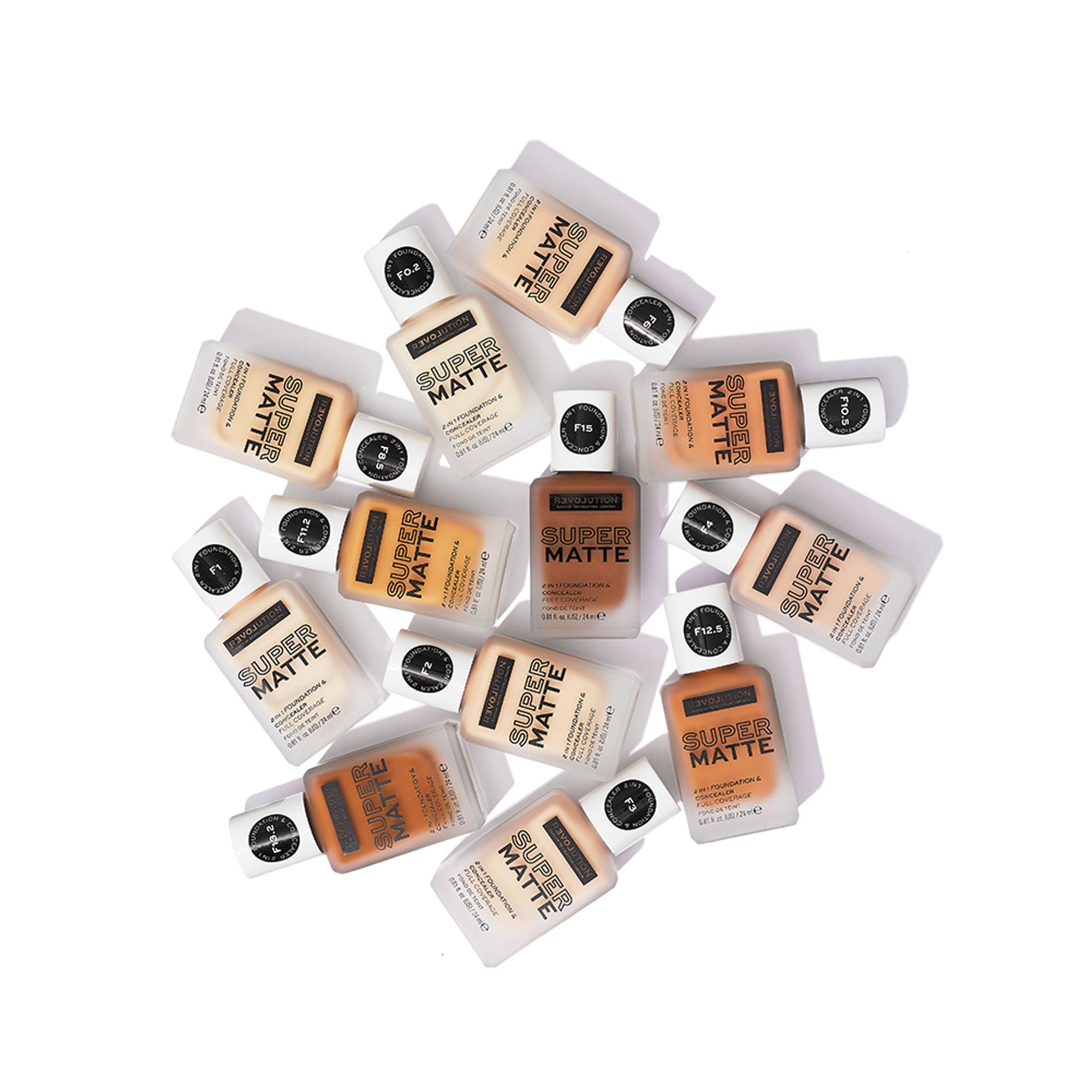 Makeup Revolution Relove Supermatte Foundation - F8-5