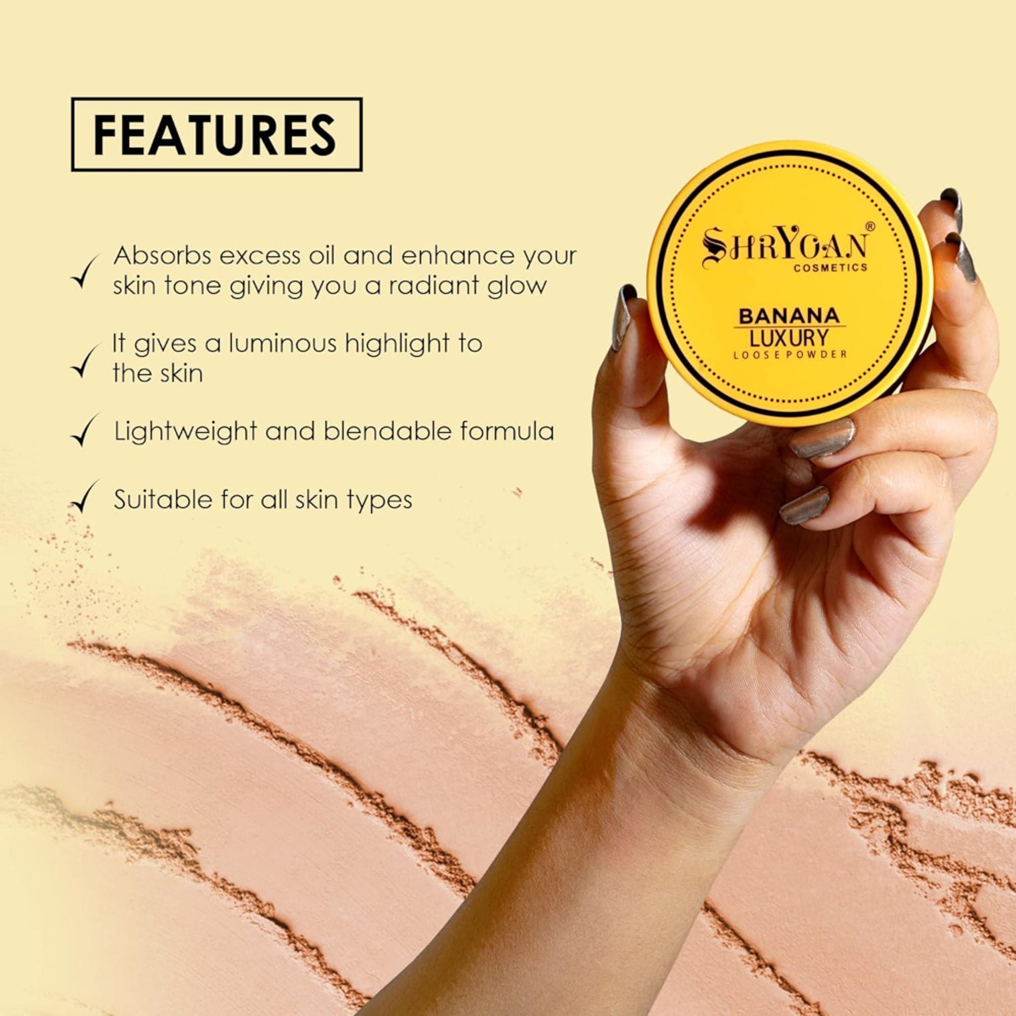 Shryoan Banana Luxury Loose Powder