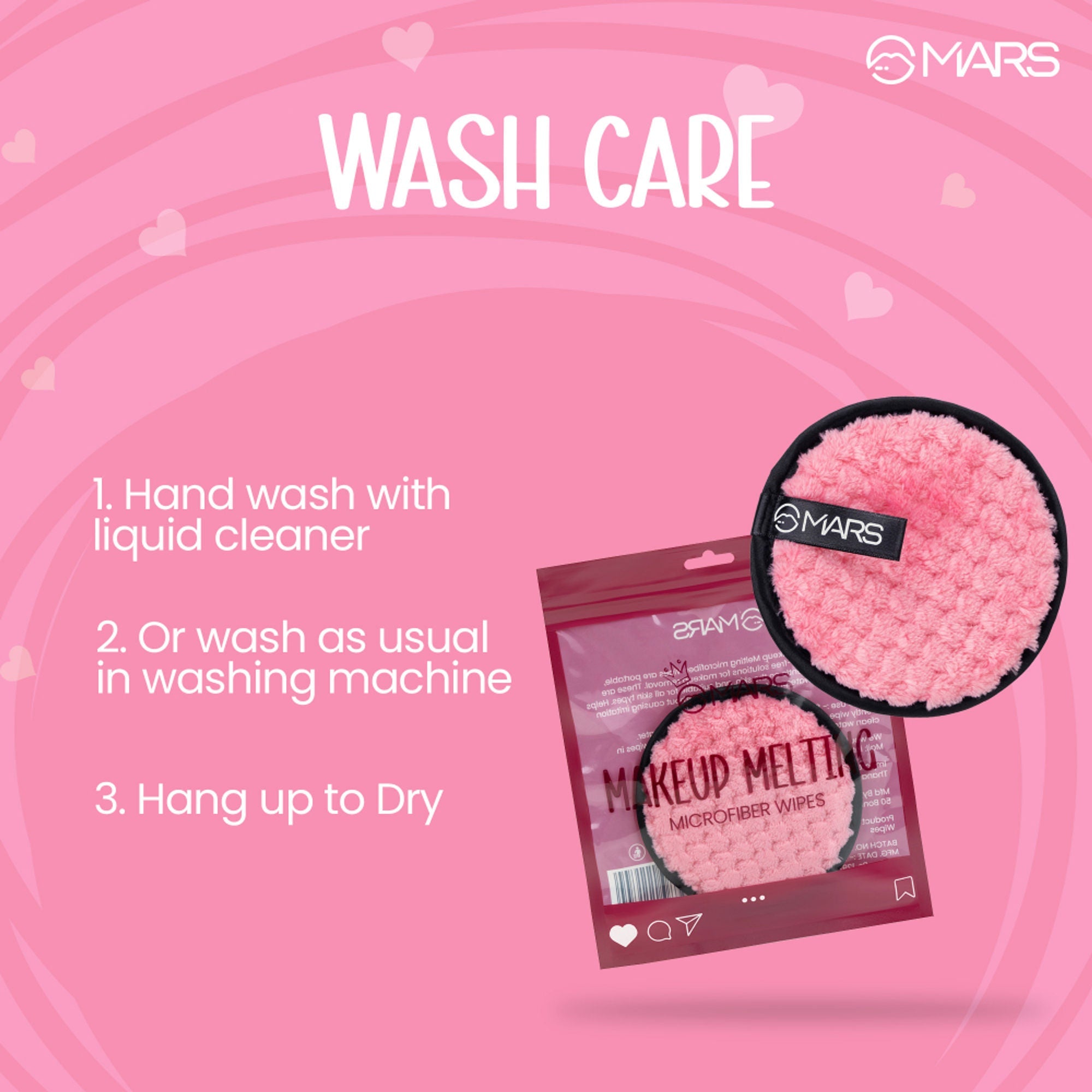 MARS Cosmetics Makeup Melting Microfiber Wipe