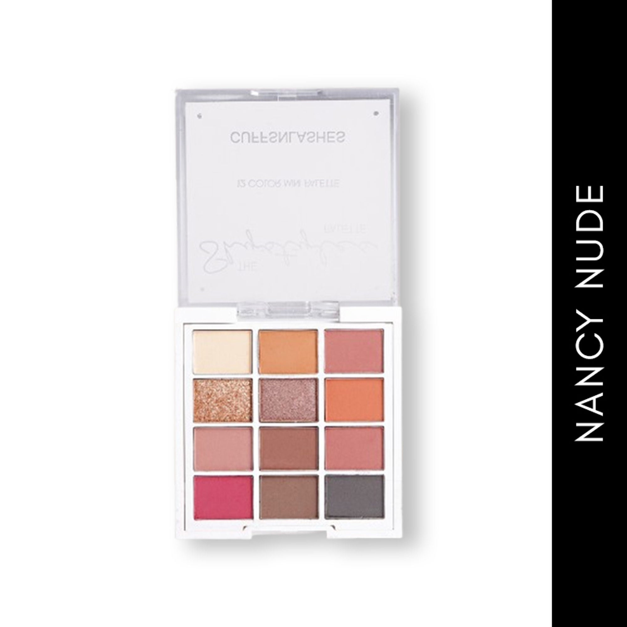 CUFFS N LASHES X The Shystyles Palette 12 Color Mini Palette - Nancy Nude