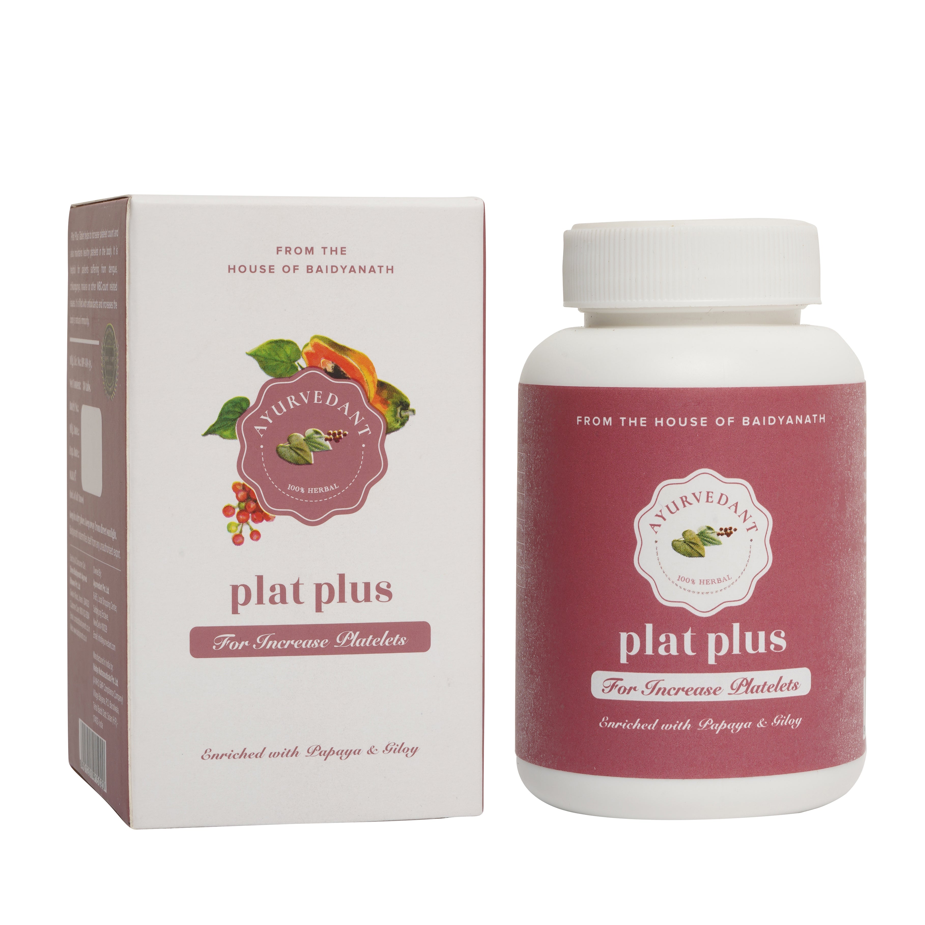 Ayurvedant Plat Plus Tablets-Platelet Support - Image 1