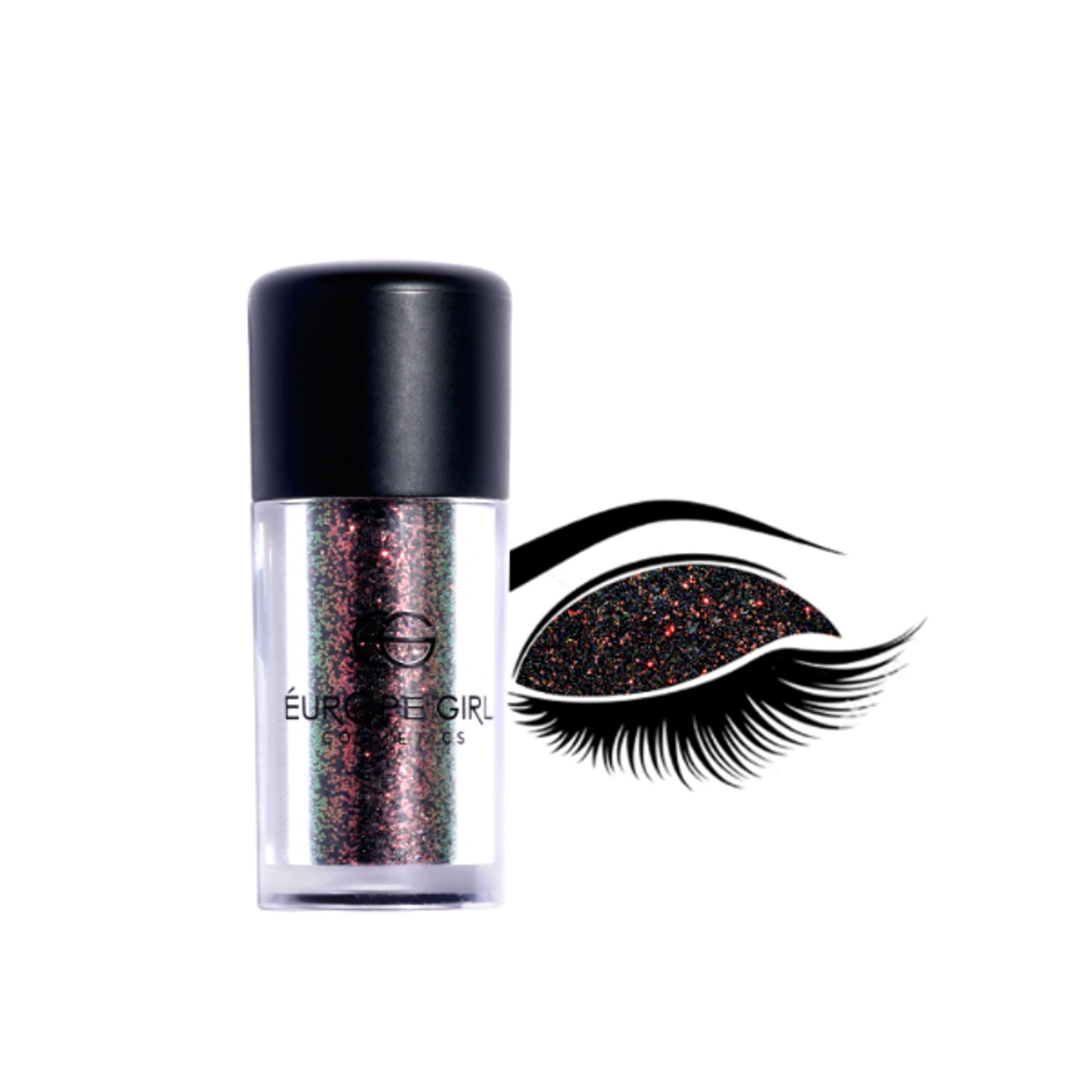 Europe Girl Single Diamond Pigment Glitter Glass - G1 Sparkle