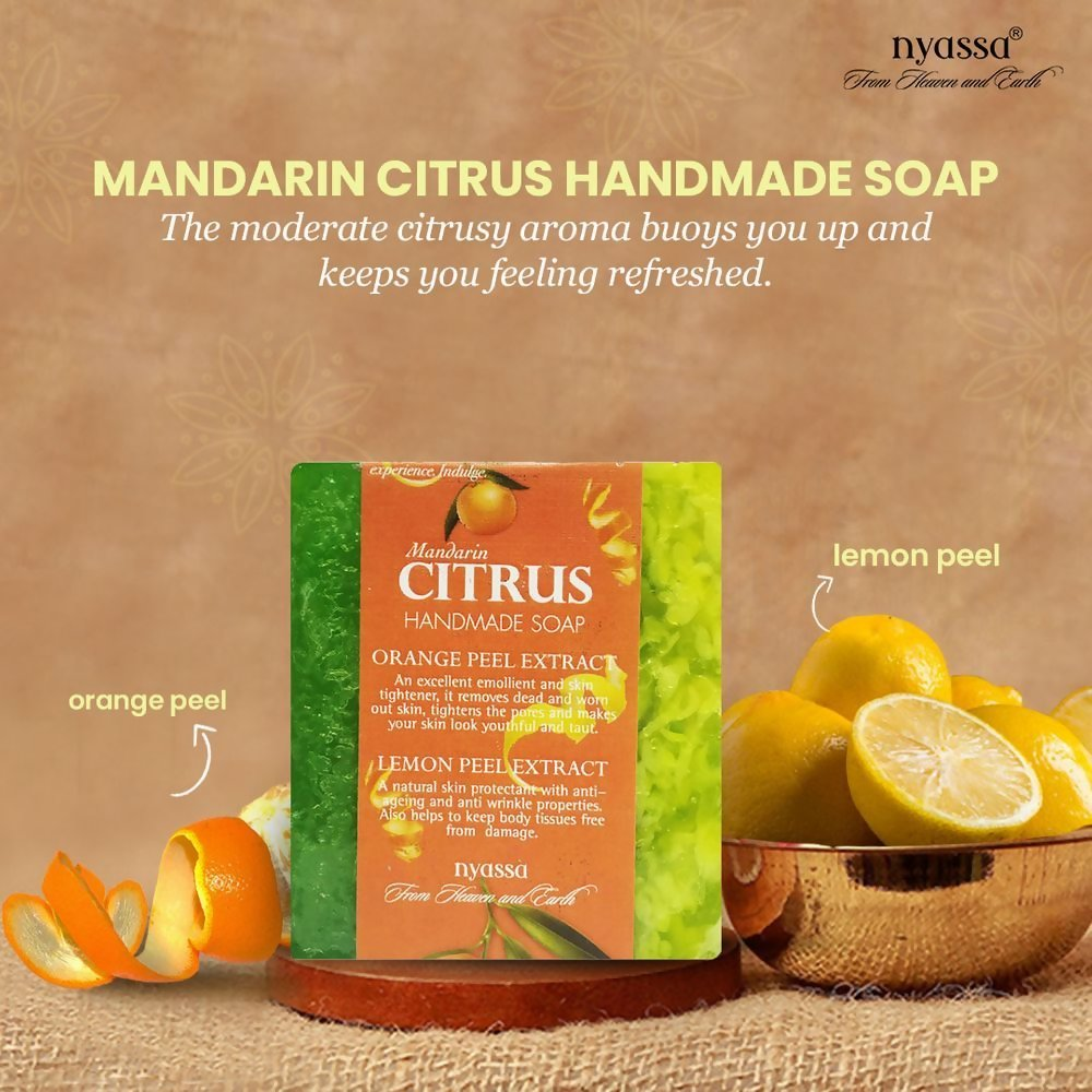 Nyassa Mandarin Citrus Soap Orange & Lemon Extracts
