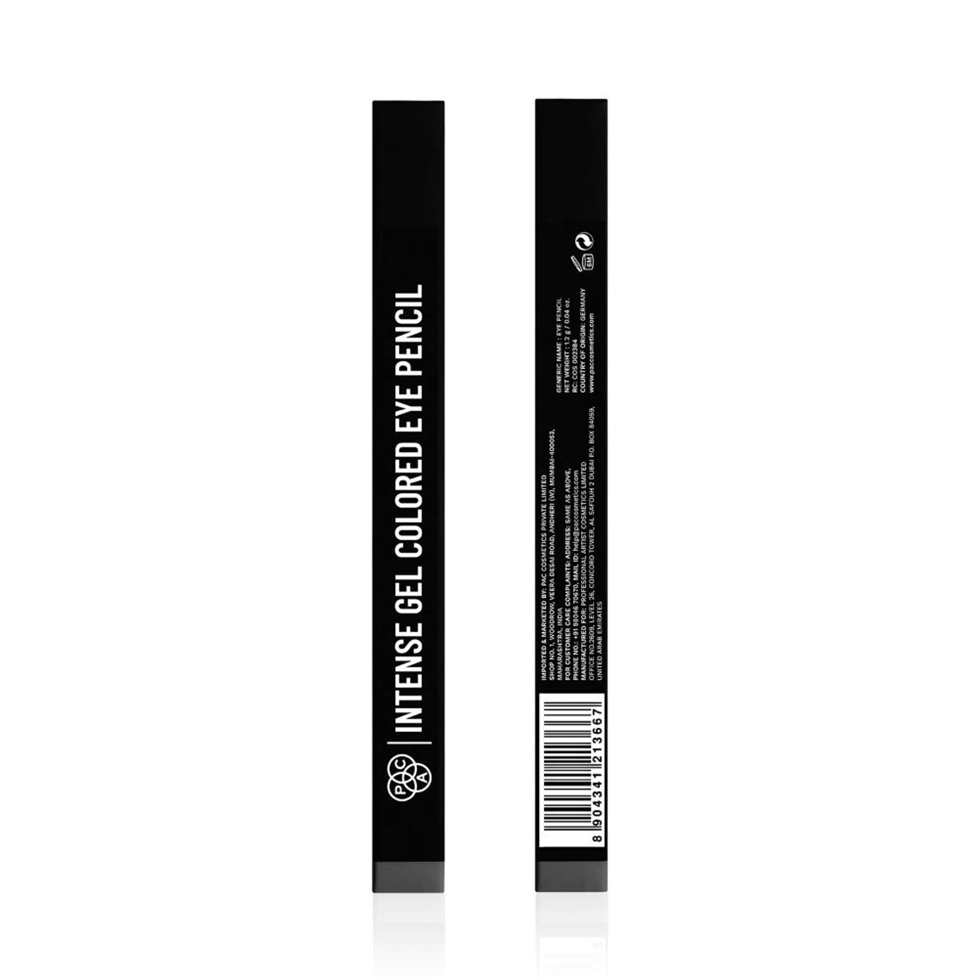 PAC Studio Intense Gel Colored Eye Pencil - Jet Black