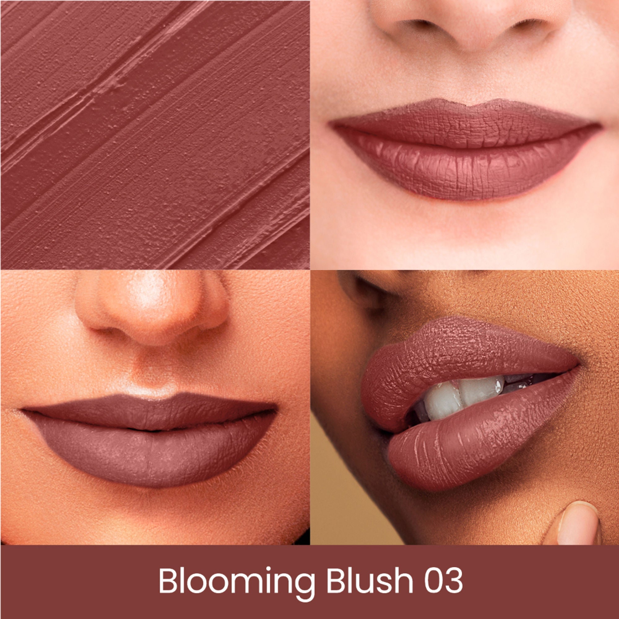 Swiss Beauty Pure Creamy Matte Lipstick - 03 Blooming Blush