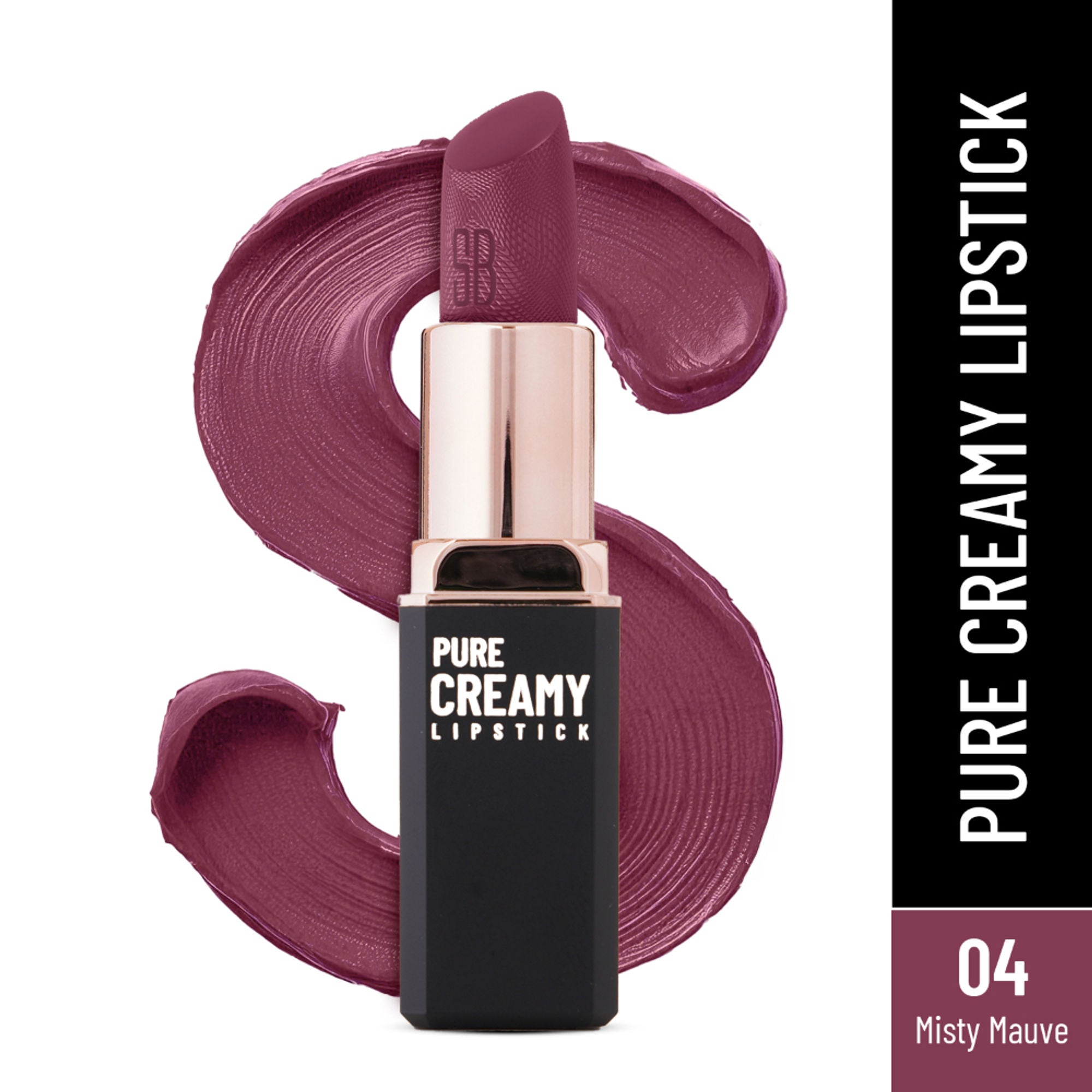 Swiss Beauty Pure Creamy Matte Lipstick - 04 Misty Mauve
