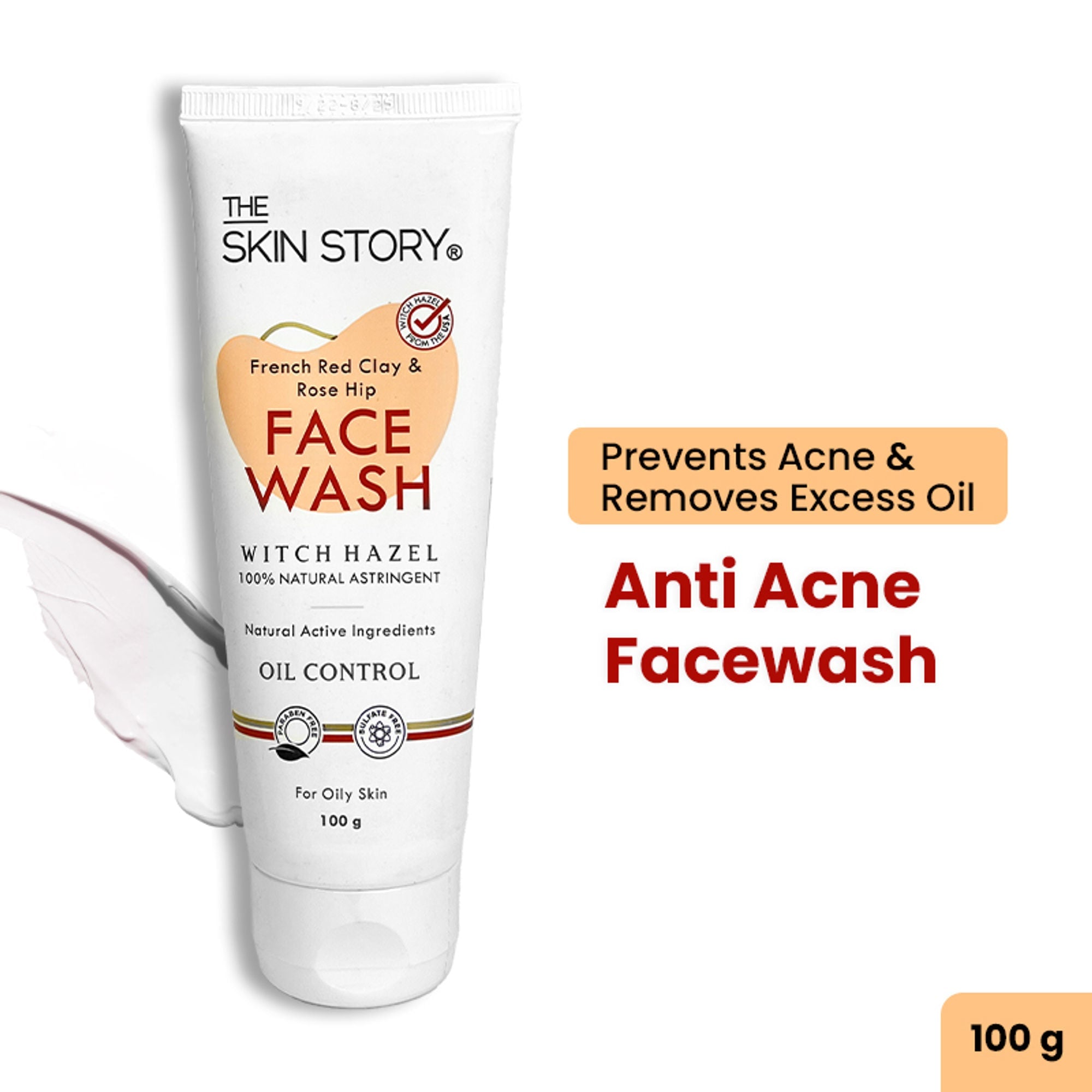 The Skin Story French Clay Pimple Oil Control Face Wash