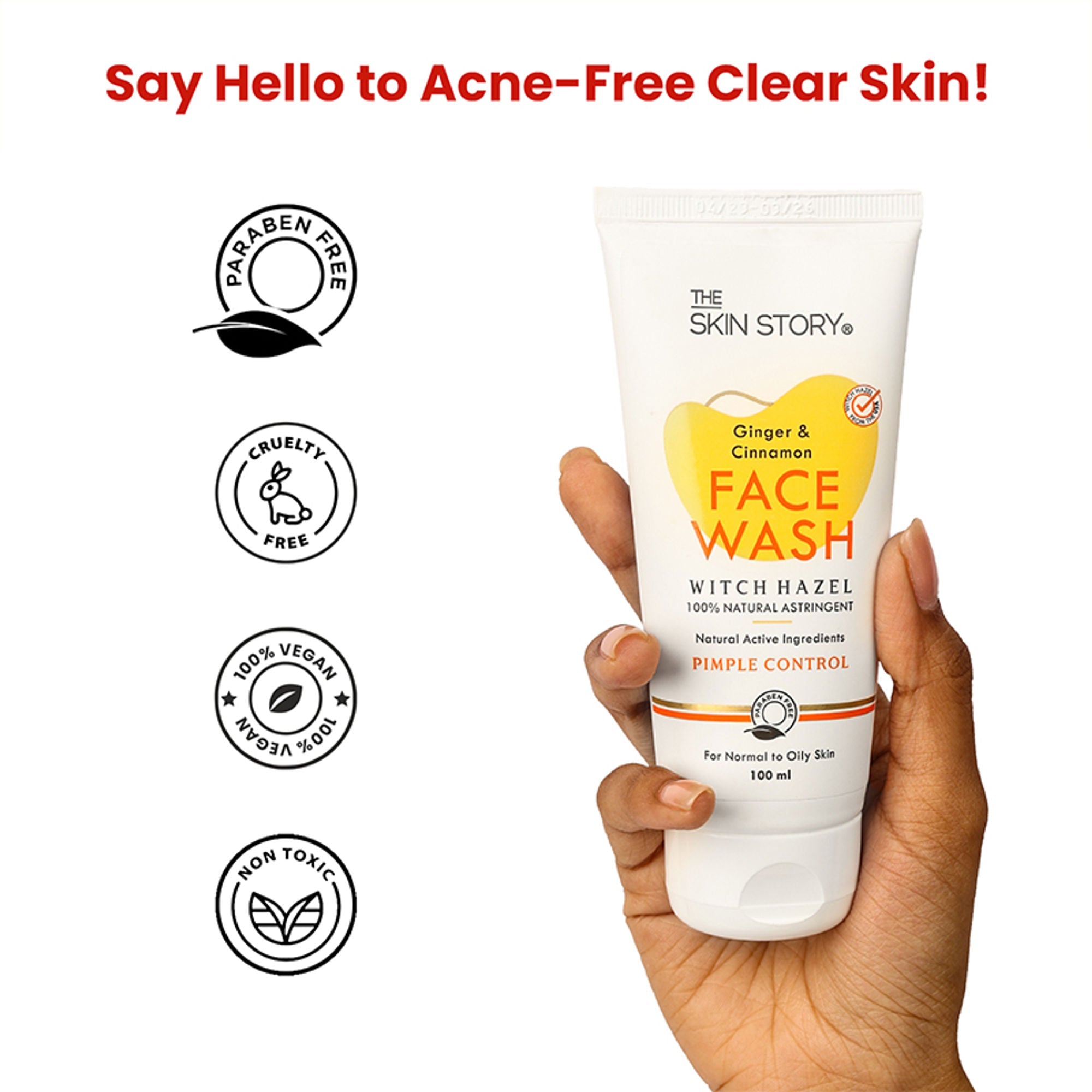 The Skin Story Oil & Pimple Control Ginger Cinnamon Face Wash