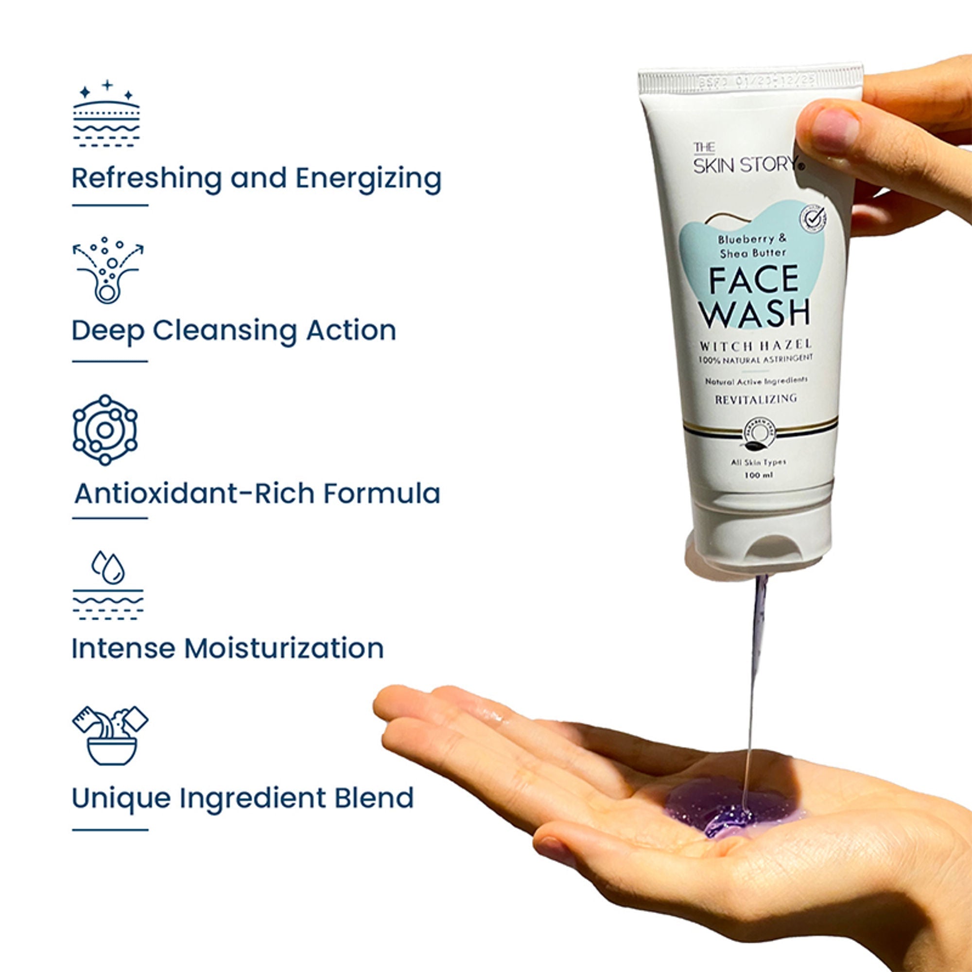 The Skin Story Blueberry Anti-Oxidant Gel Face Wash