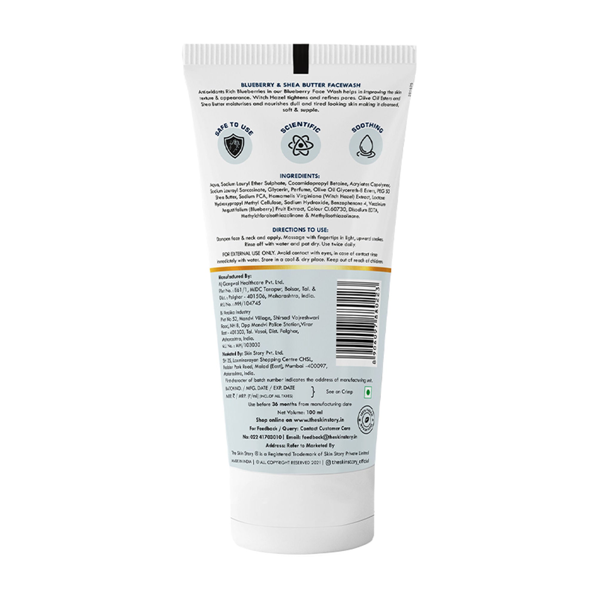 The Skin Story Blueberry Anti-Oxidant Gel Face Wash