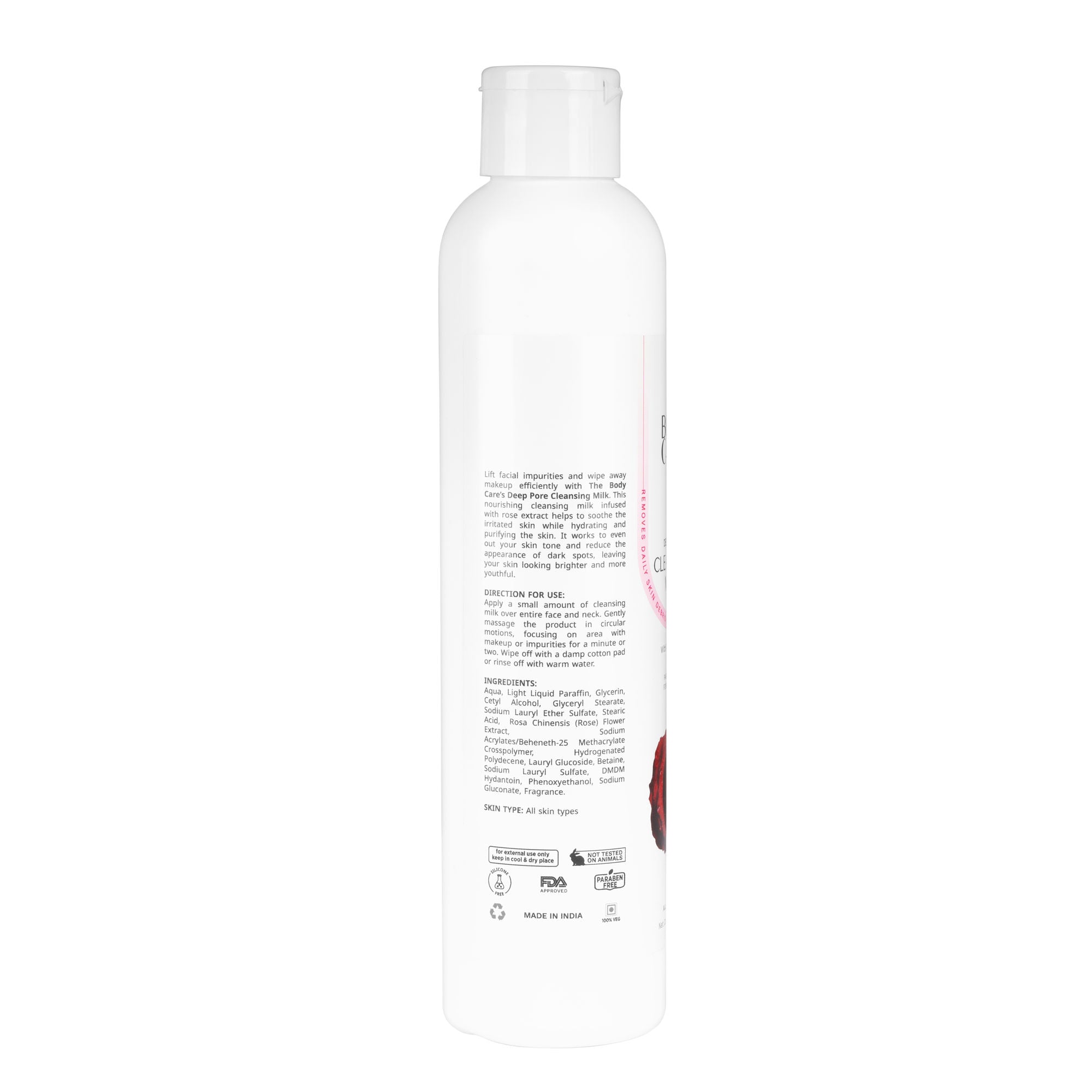 The Body Care Deep Rose Cleansing Milk