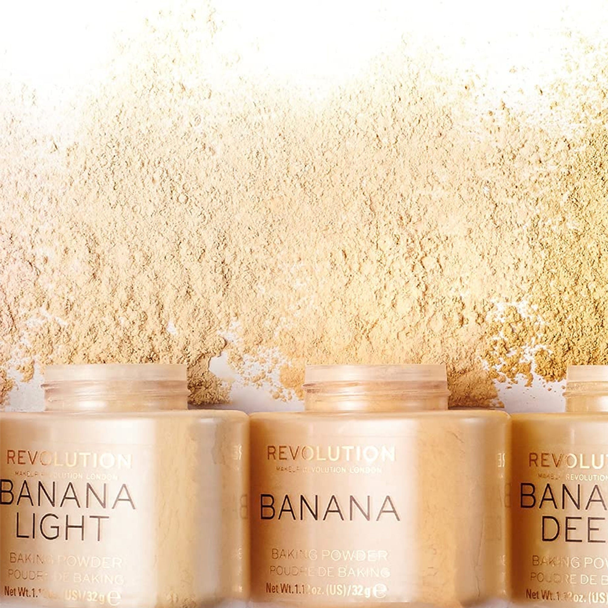 Makeup Revolution Loose Baking Powder - Banana Light