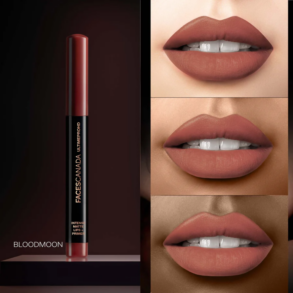 Faces Canada Ultime Pro HD Intense Matte Lips + Primer - Bloodmoon 20