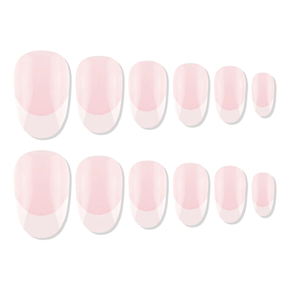 Shills Professional Reusable Press On Nails French Oval - SPN718