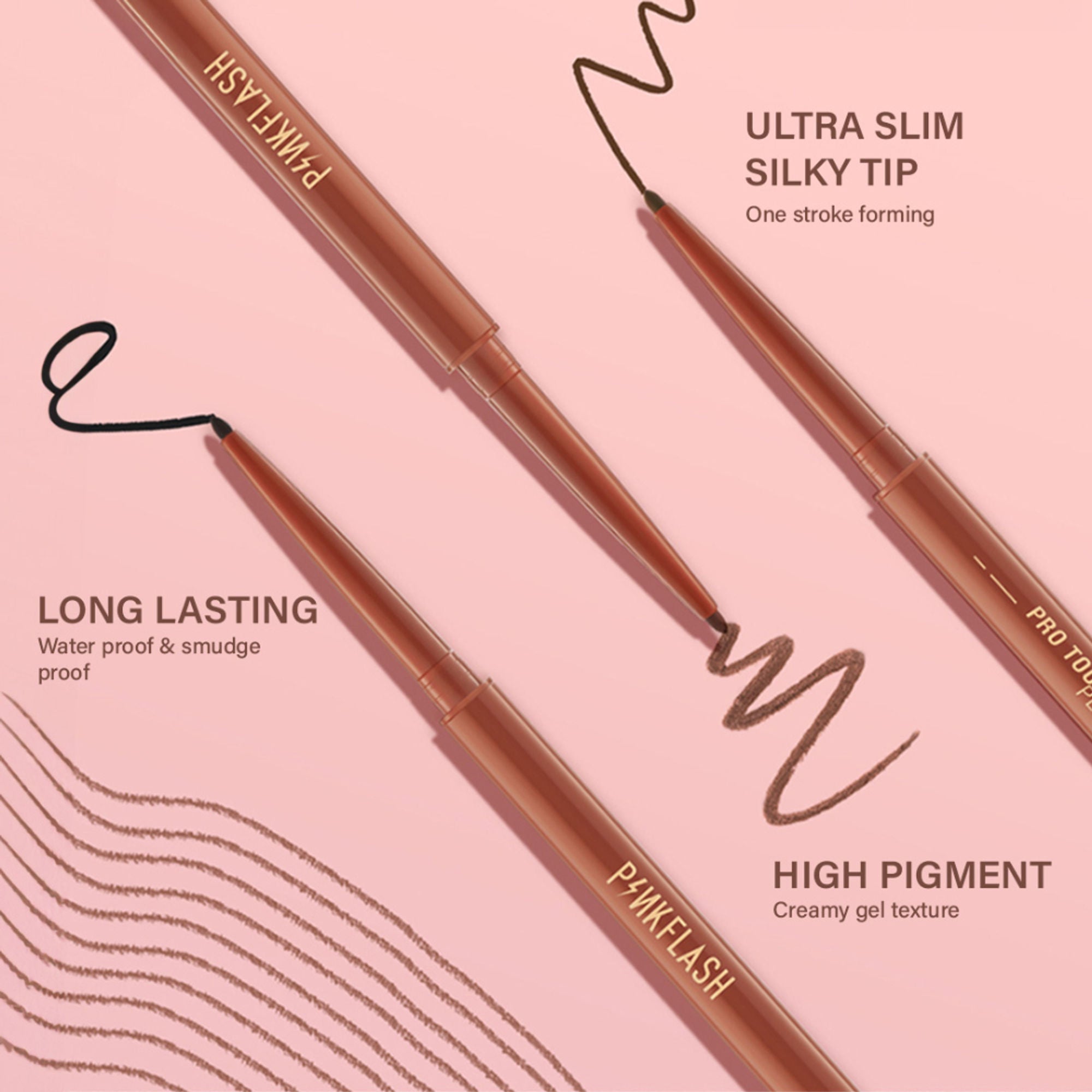 PINKFLASH Pro Touch Pencil Eyeliner - 01 Black