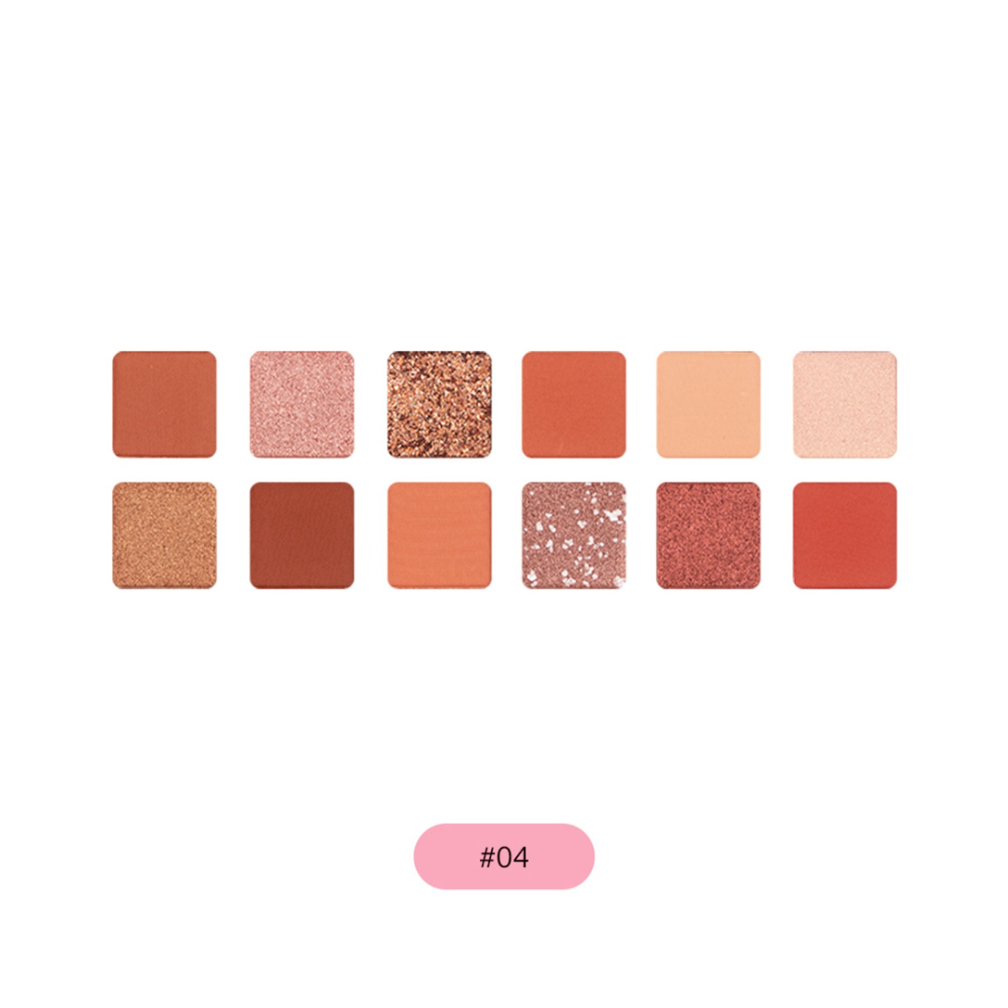 PINKFLASH Pro Touch Eyeshadow Palette - 04 Grapefruit Mousse