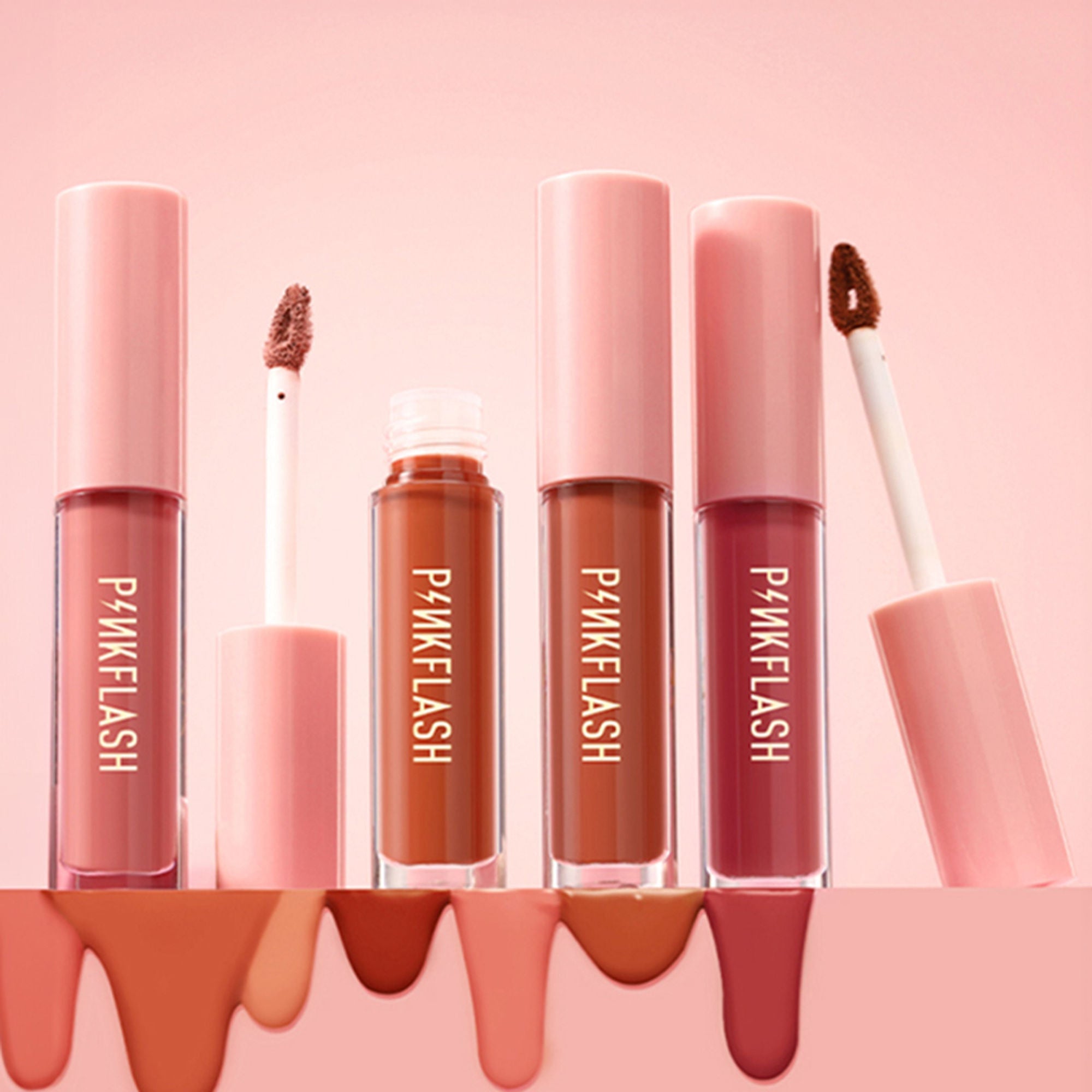 PINKFLASH Melting Matte Lip Cream - N04 Flamingos