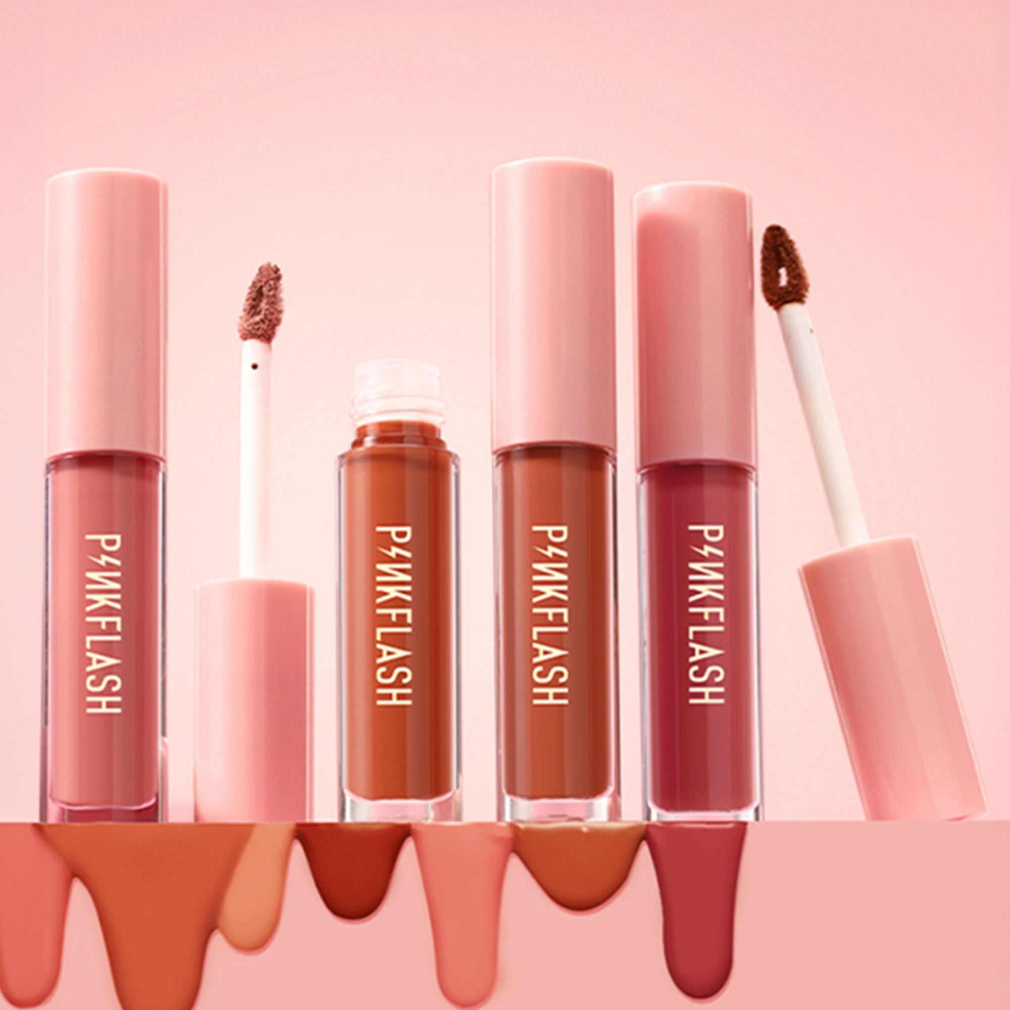 PINKFLASH Melting Matte Lip Cream - P01 Dolly Pink