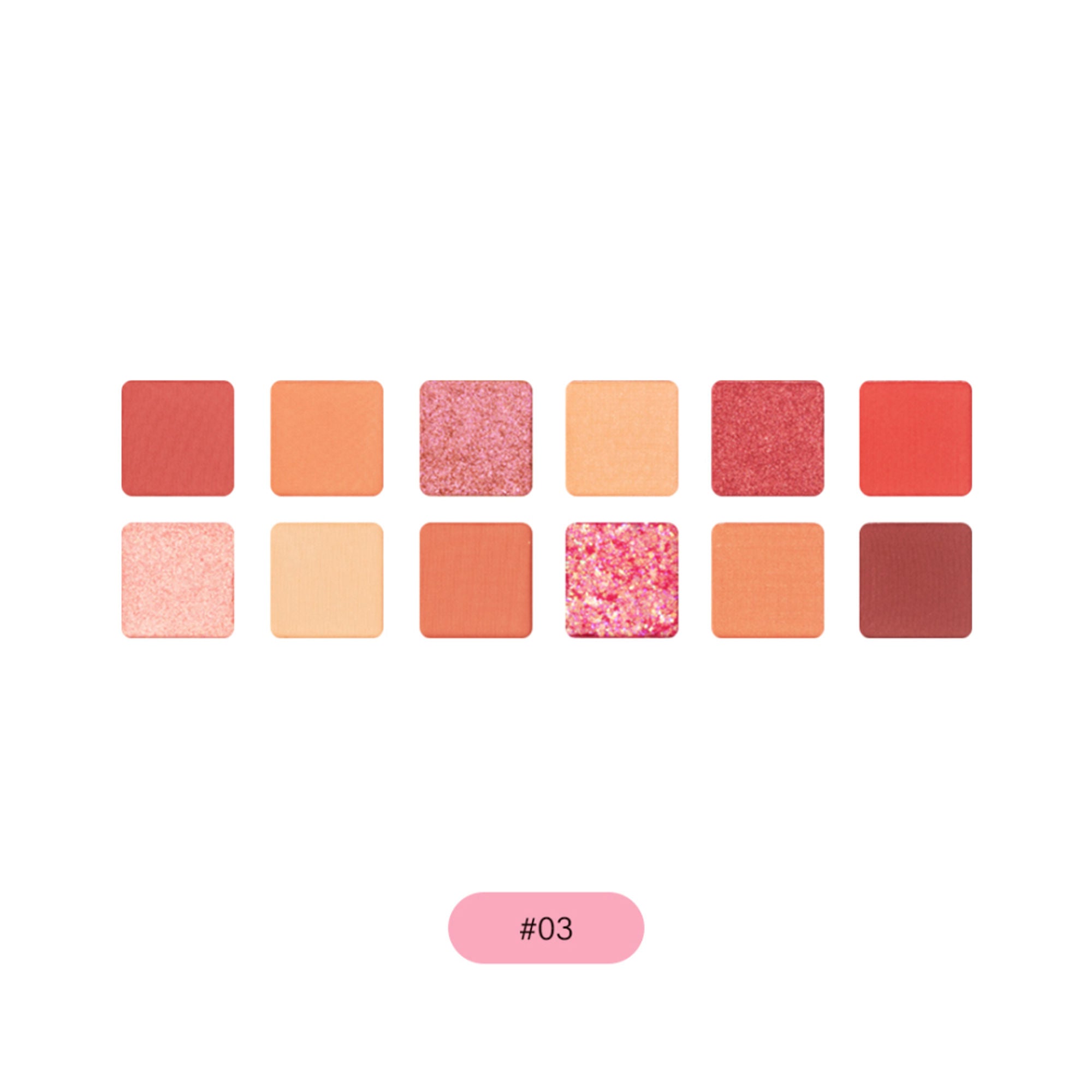 PINKFLASH Pro Touch Eyeshadow Palette - 03 Strawberry Doughnut