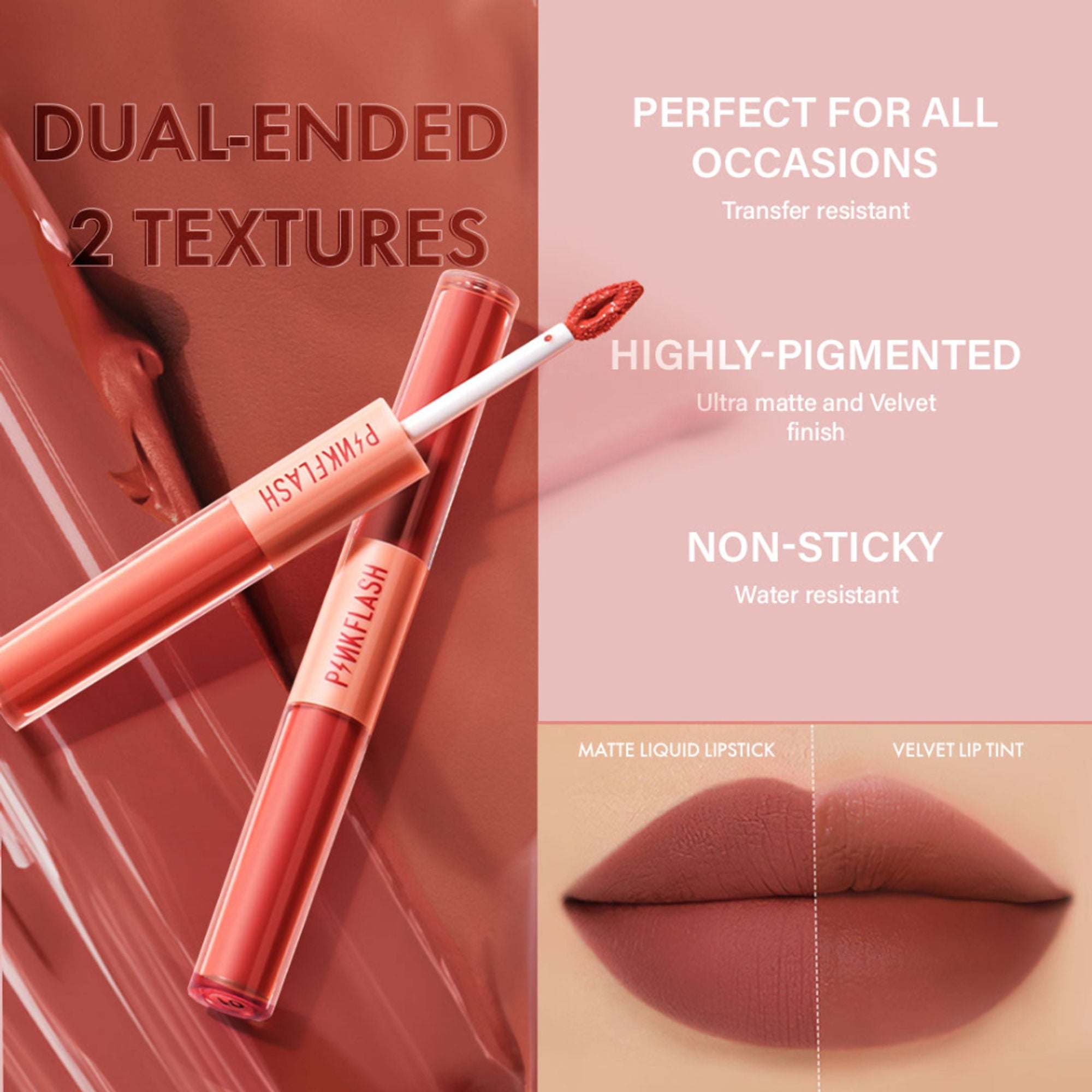 PINKFLASH Duo Lip Gloss - D02